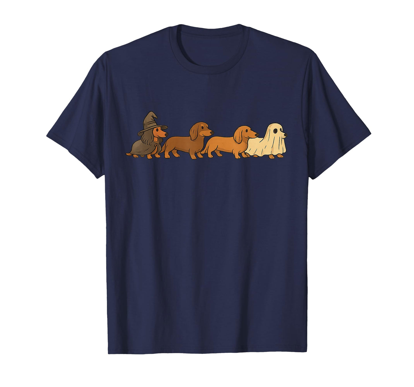Dachshund Happy Halloweiner Funny Halloween Dogs Lover T-Shirt