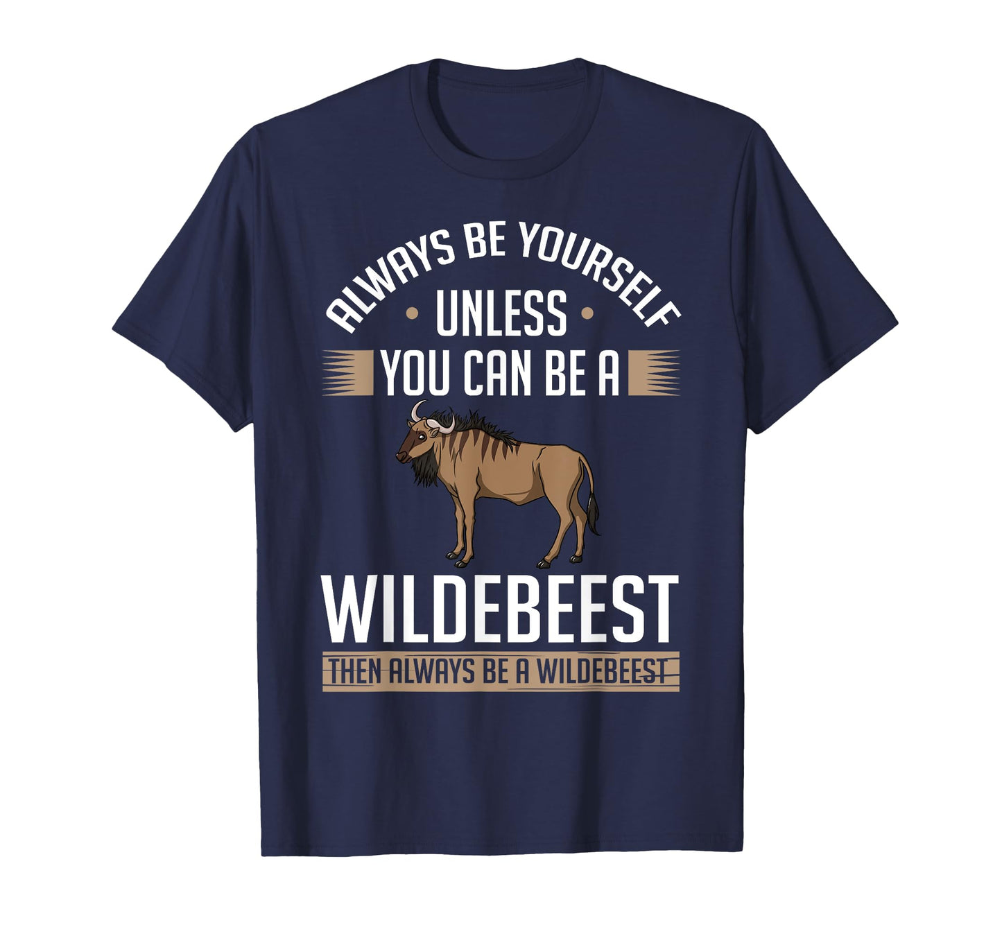 Blue Wildebeest Gnu Animal Antelope T-Shirt