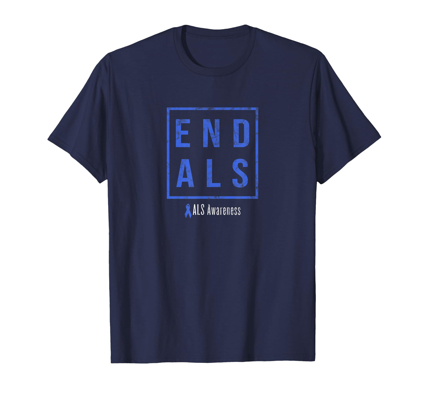 END ALS, Distressed ALS Awareness T-Shirt