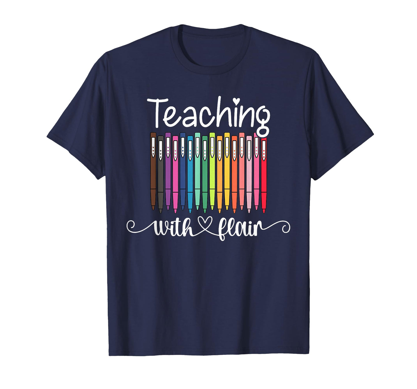 Teaching With Flair Kindergarten Teacher Back To School T-Shirt for Men Women