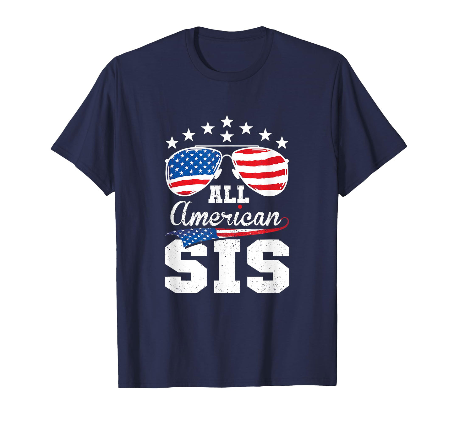 All American Sis 4th of July Matching Family T-Shirt