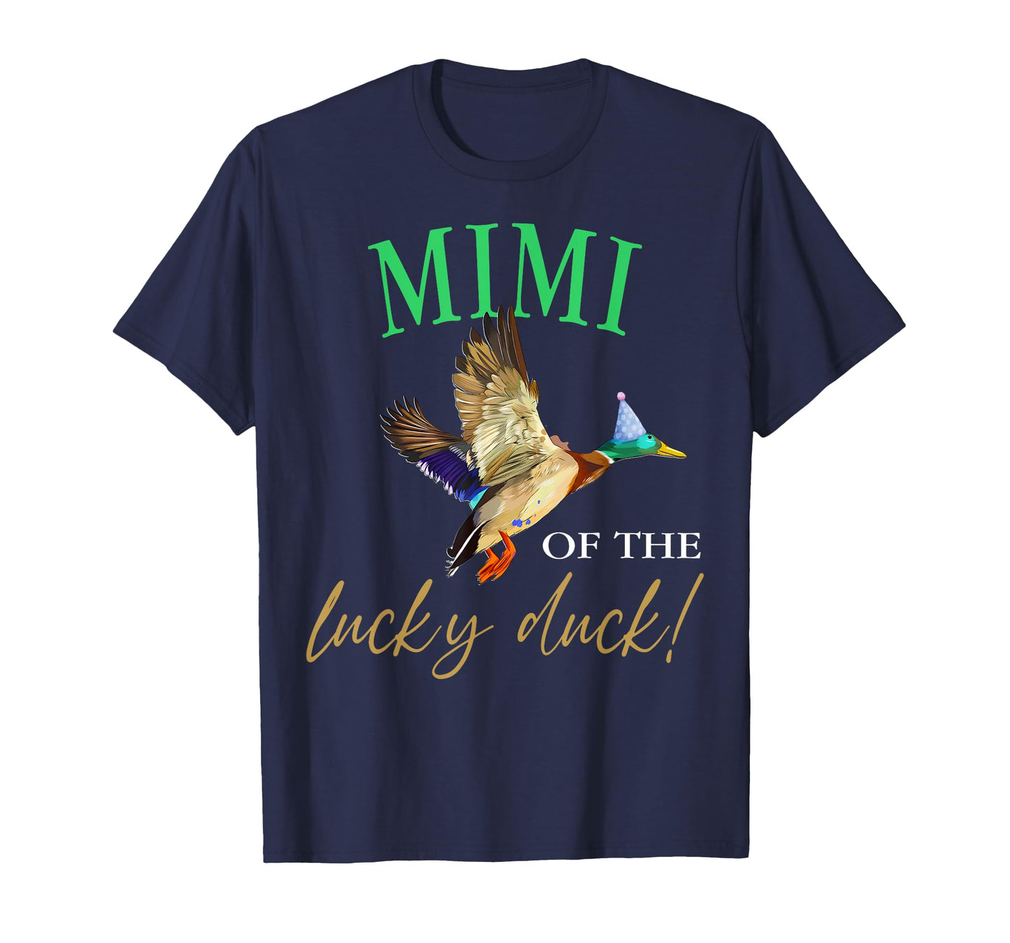 Mimi Of The Birthday Boy One Lucky Duck 1st Birthday party T-Shirt