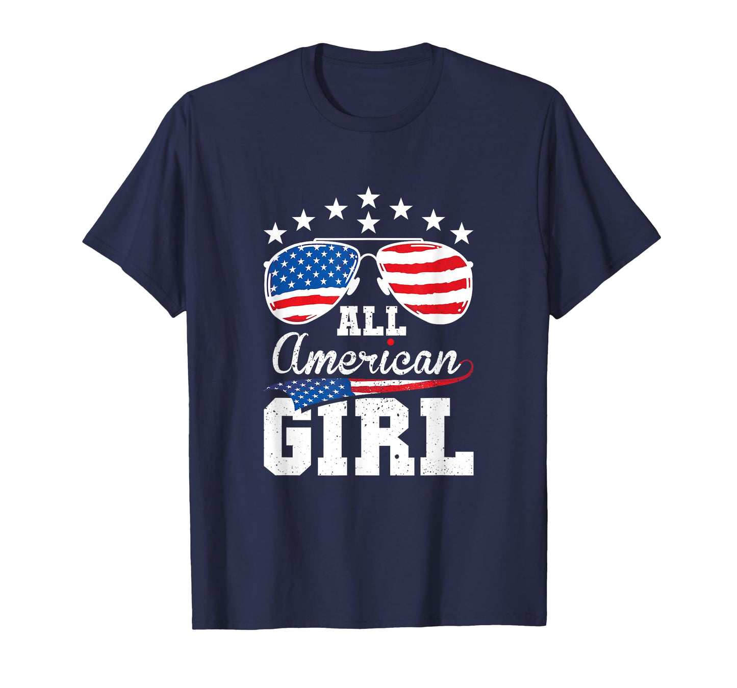 All American Girl 4th of July Matching Family T-Shirt