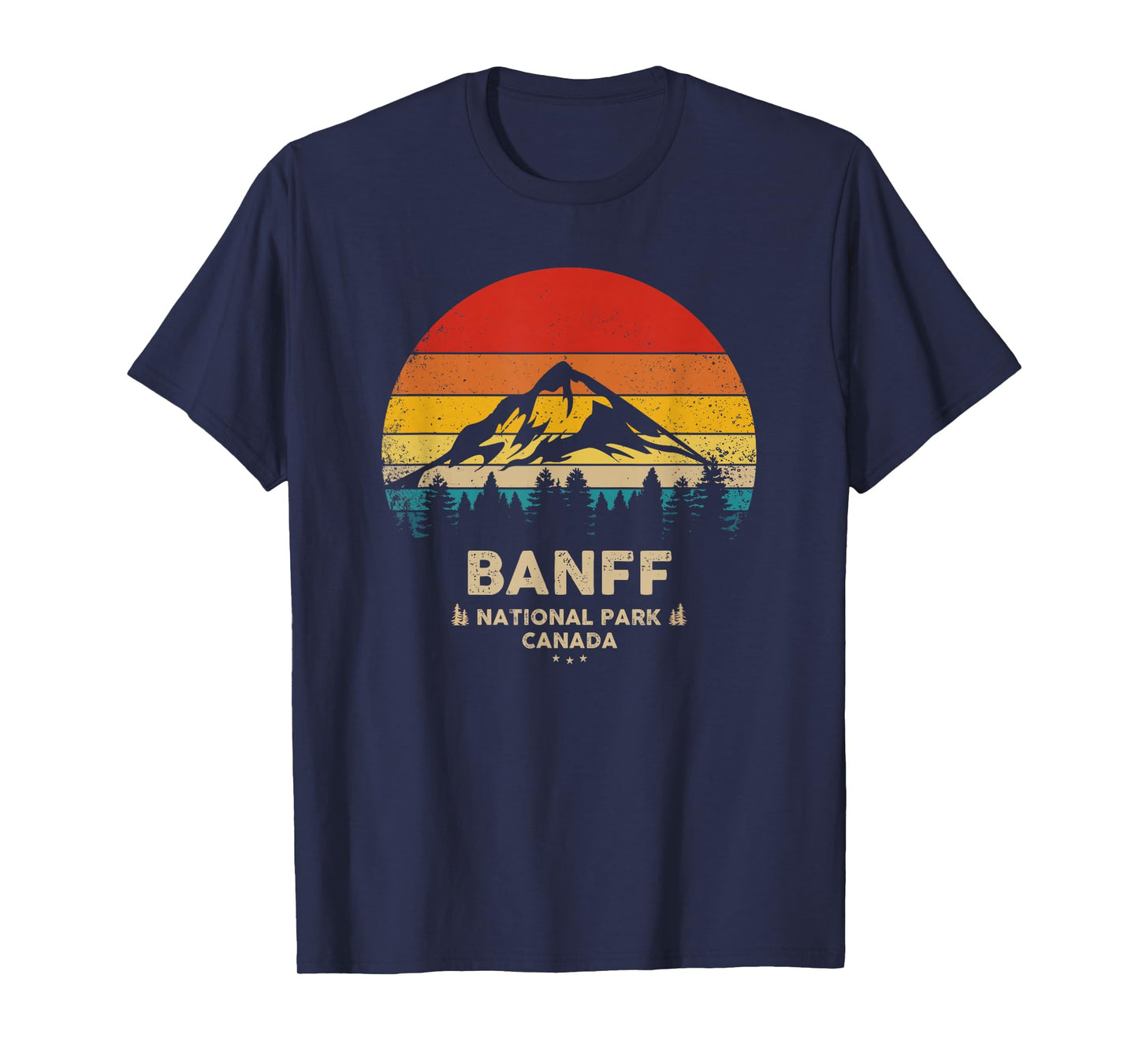 Banff - Canadian National Park Retro Souvenir T-Shirt