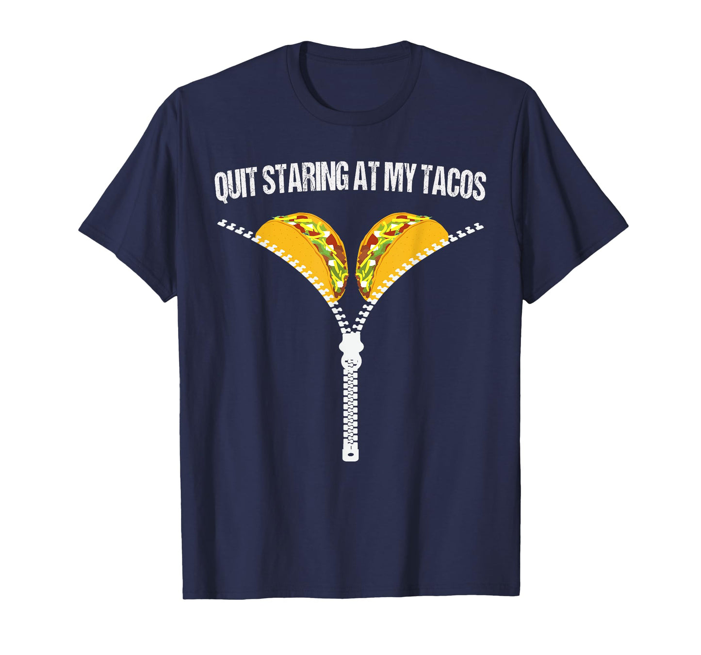 Funny Mexican Quit Staring At My Tacos Fiesta Cinco De Mayo T-Shirt