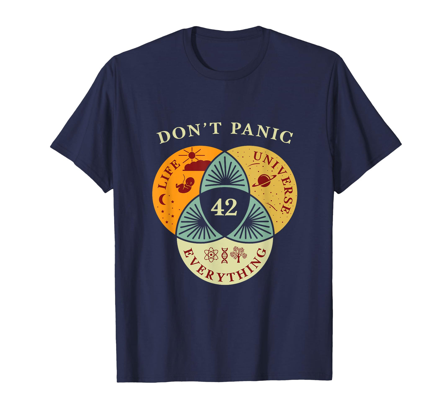Life Universe Everything 42 Science Fiction Space Lovers T-Shirt