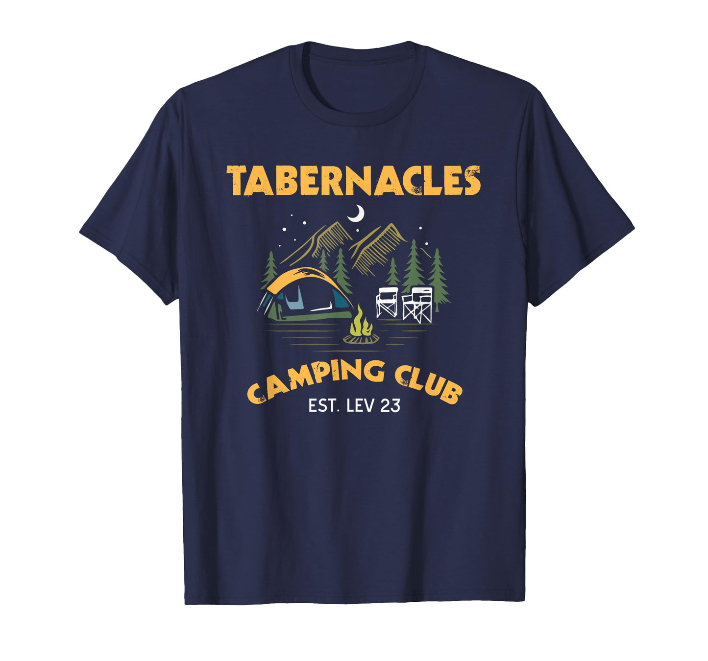Tabernacles Camping Club Bible Study Sukkot T-Shirt