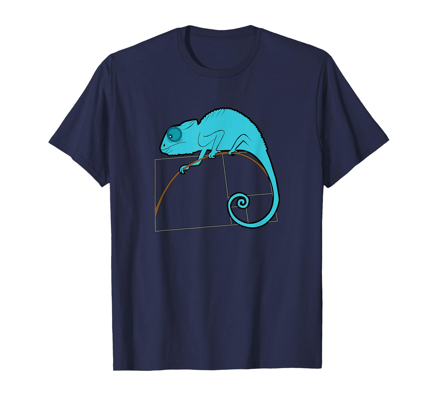 Fibonacci Chameleon Golden Ratio T-Shirt