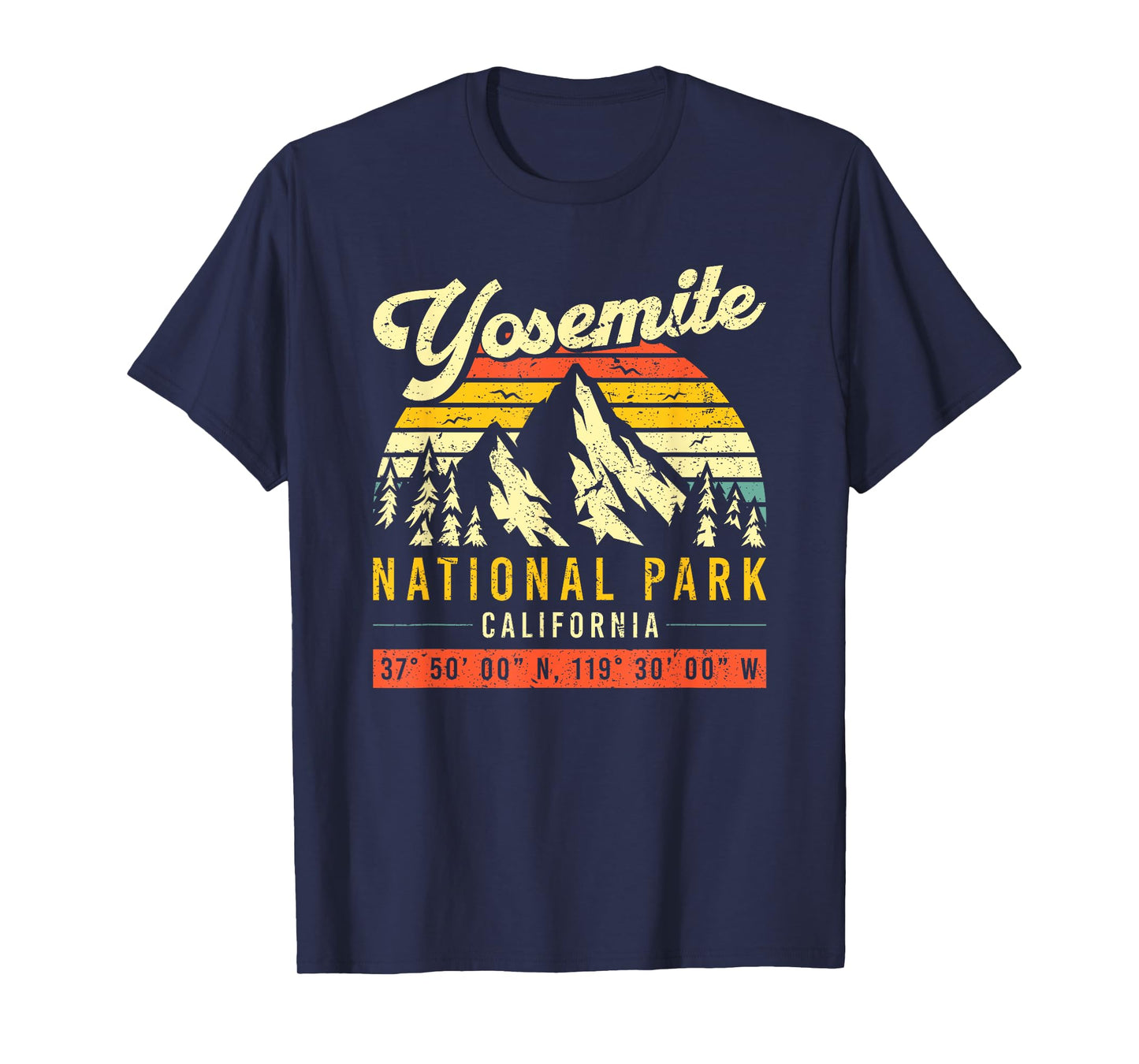 Yosemite Vintage Retro California National Park T-Shirt
