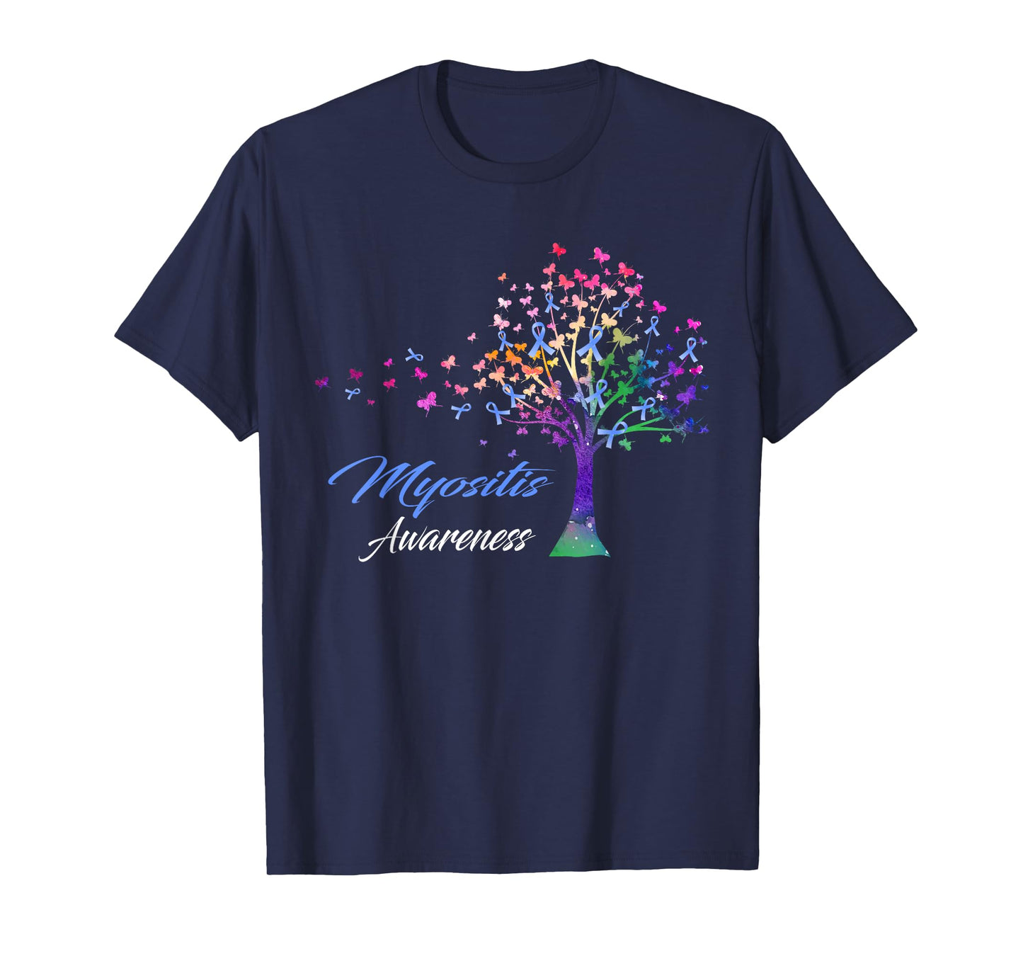Tree Ribbon Myositis Awareness T-Shirt