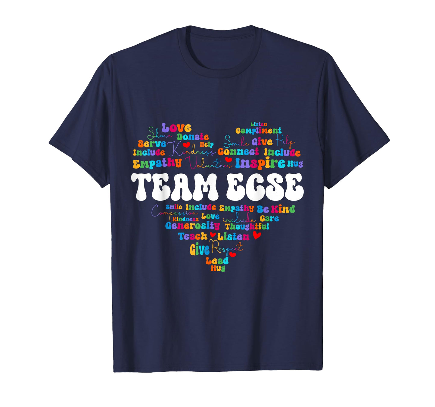 Cute Team ECSE Appreciation Week back to school Teacher T-Shirt