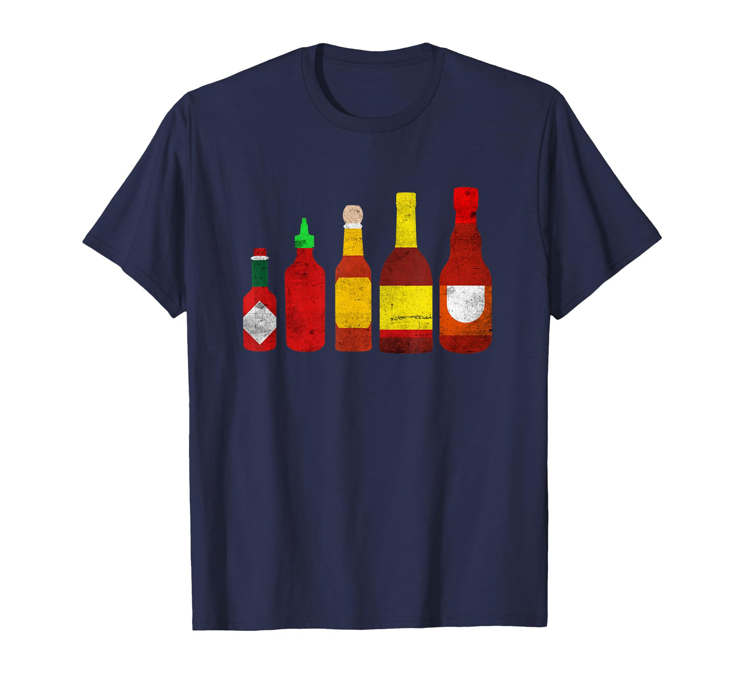 Hot Bottle Sauce Spicy Habanero Food Lover T-Shirt