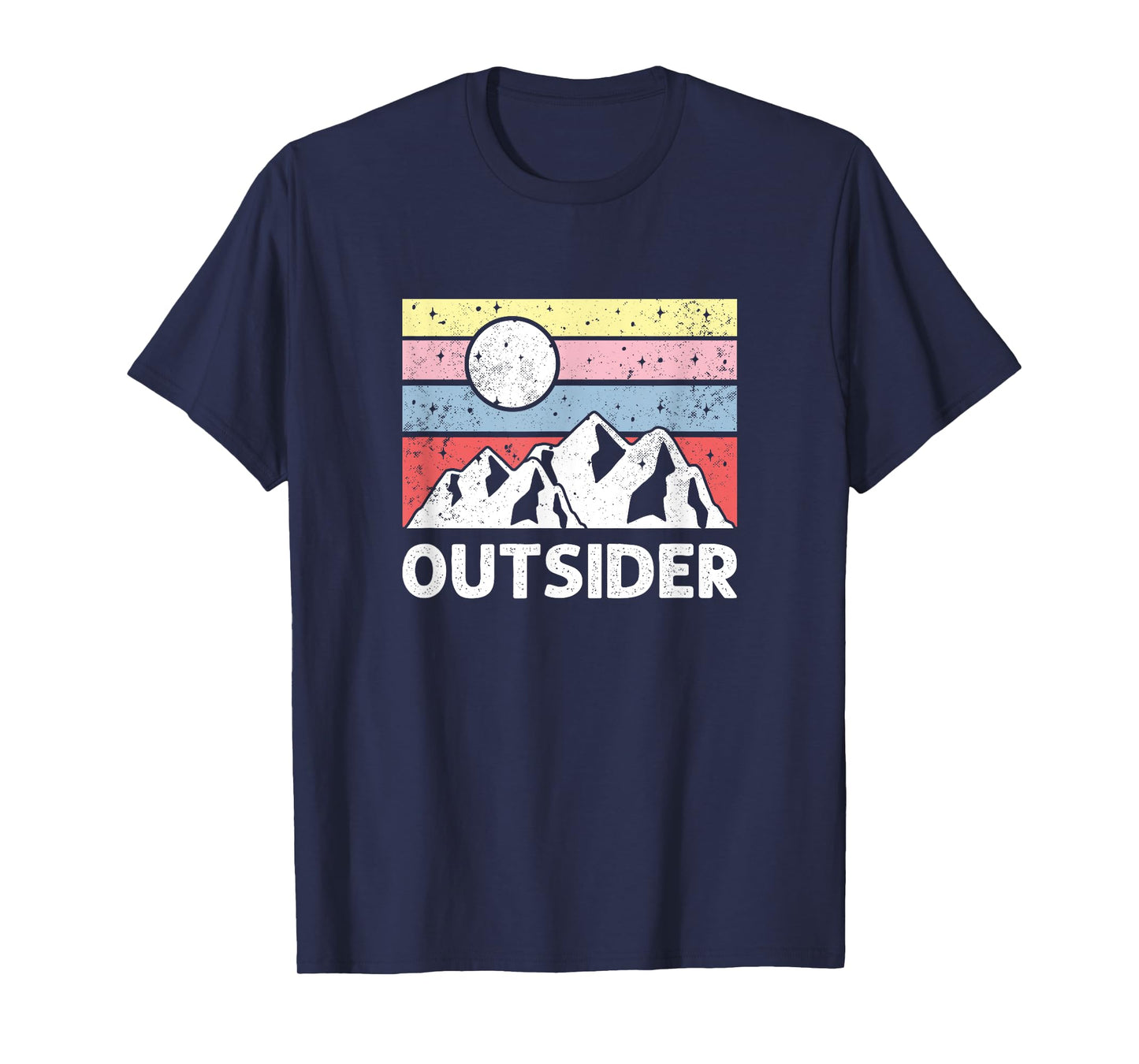 Outsider - Retro Mountain Hiking Outdoor Lover T-Shirt