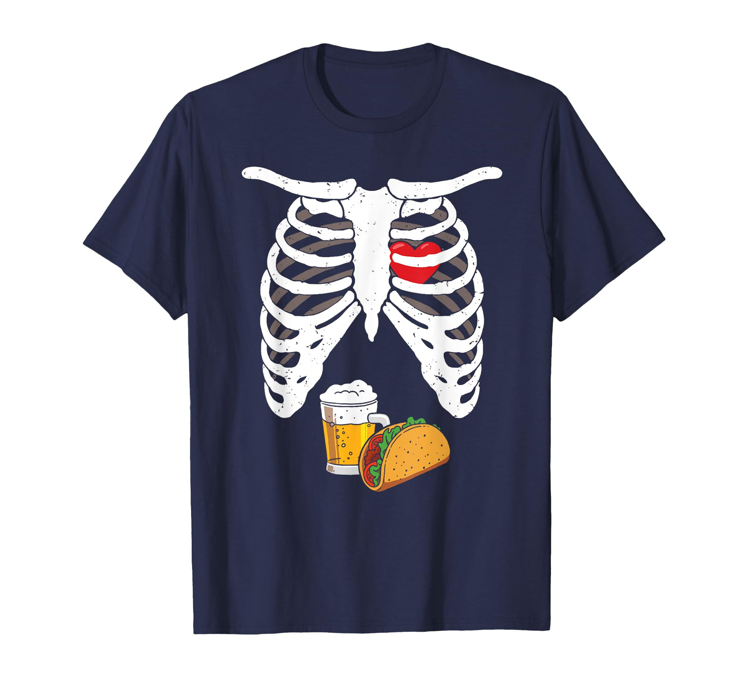 Pregnancy Announcement Shirt Dad Soon Pregnant Skeleton T-Shirt