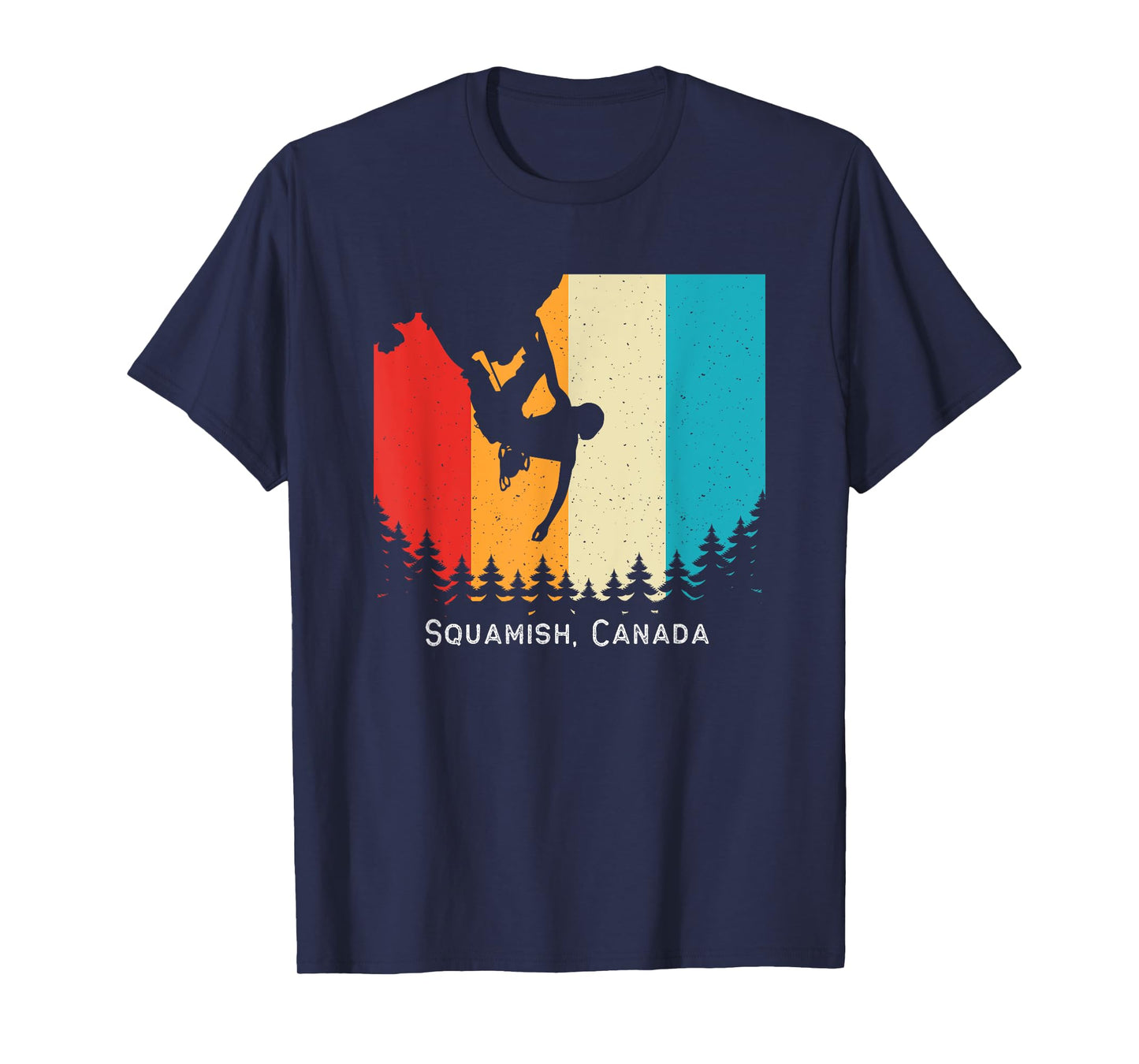 Vintage Squamish, Canada Rock Climbing Bouldering Mountain T-Shirt
