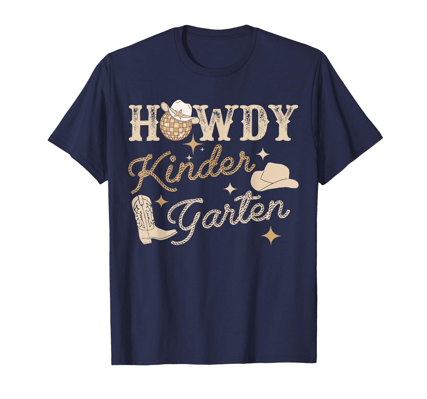 Howdy Kindergarten Teacher Rodeo Country Western Cowgirl T-Shirt, Small, Grey