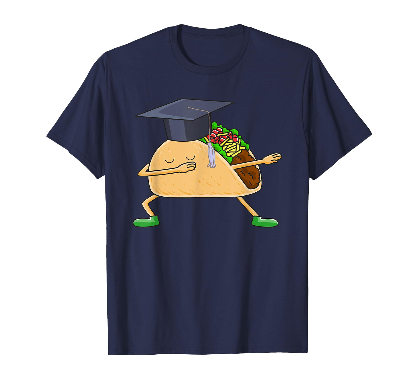 Dabbing Taco Graduation Funny Cinco de Mayo Grad T Shirt T-Shirt