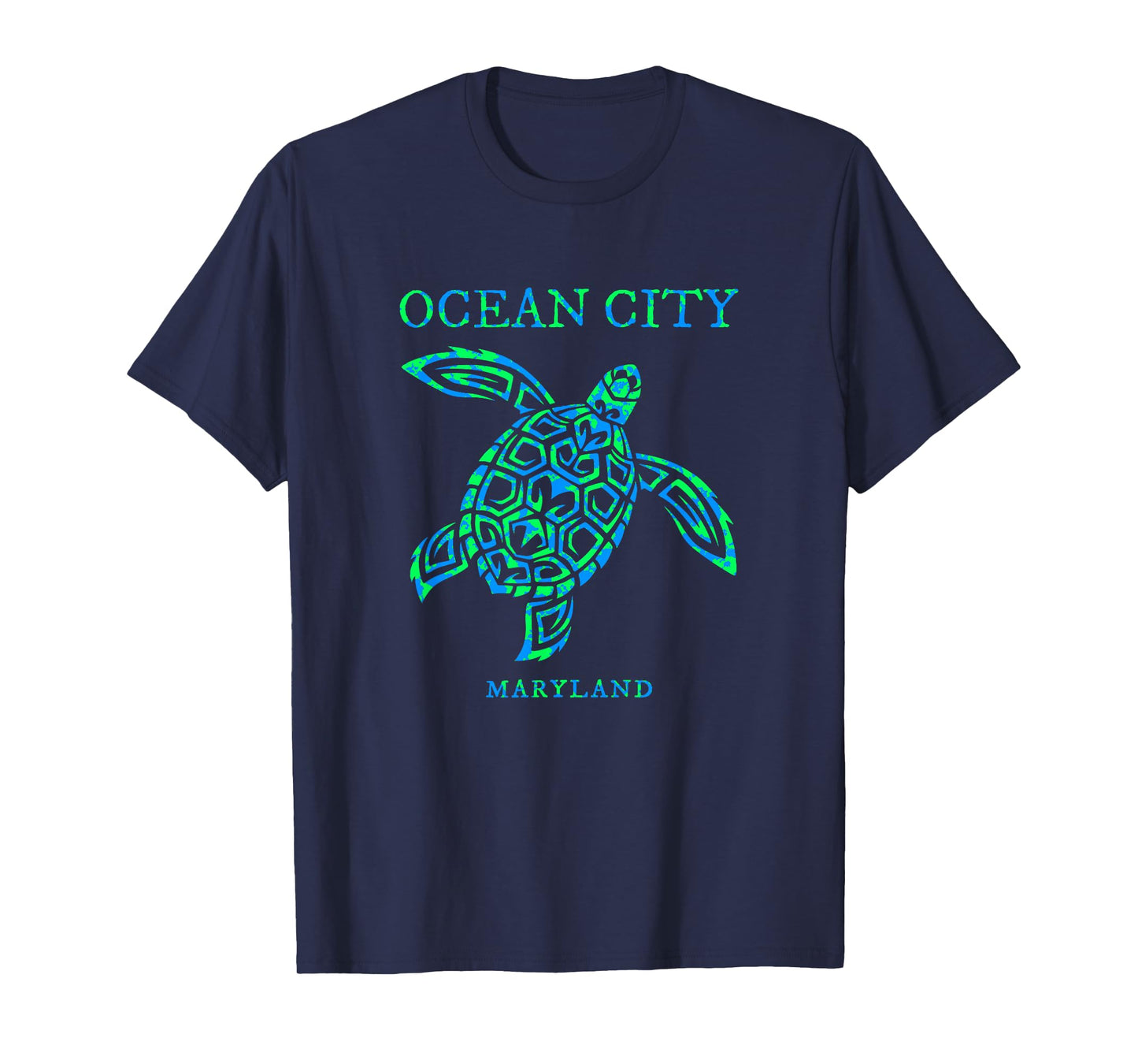 Ocean City Maryland Sea Turtle Souvenir Mens Womens Kids T-Shirt