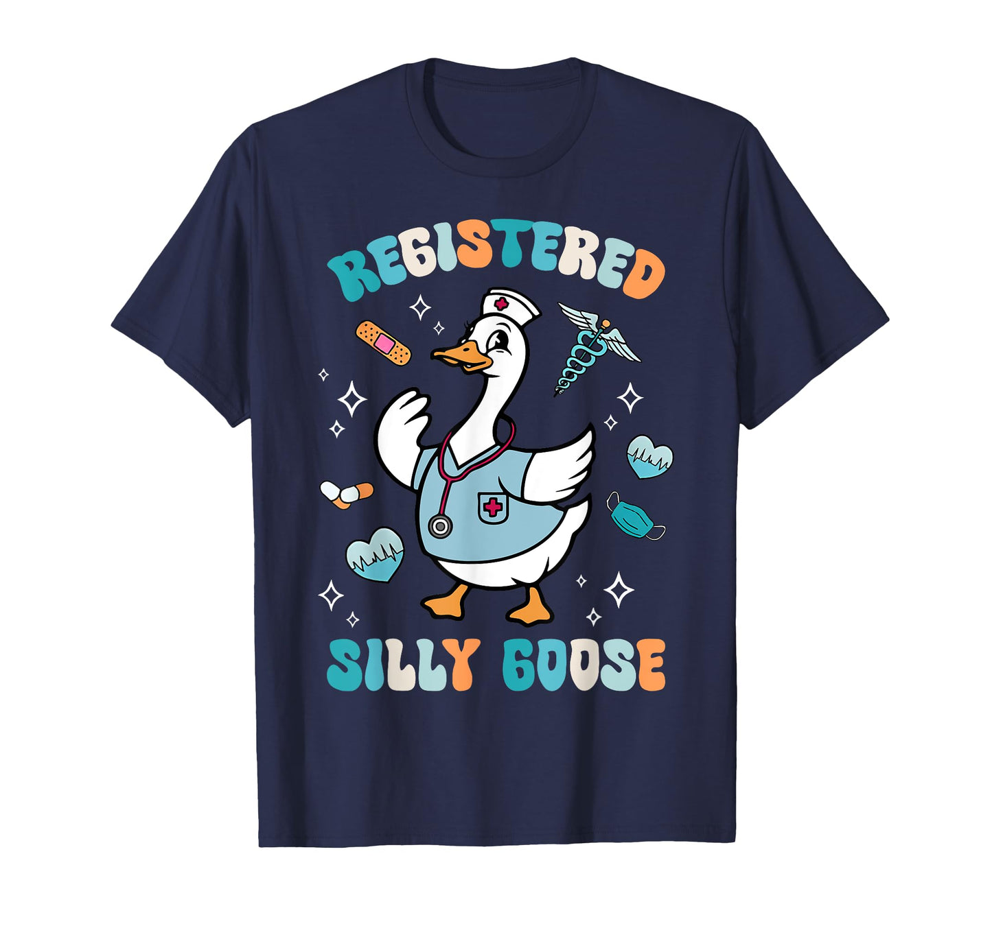 Registered Silly Goose Nursing Student Nurse Practitioner T-Shirt