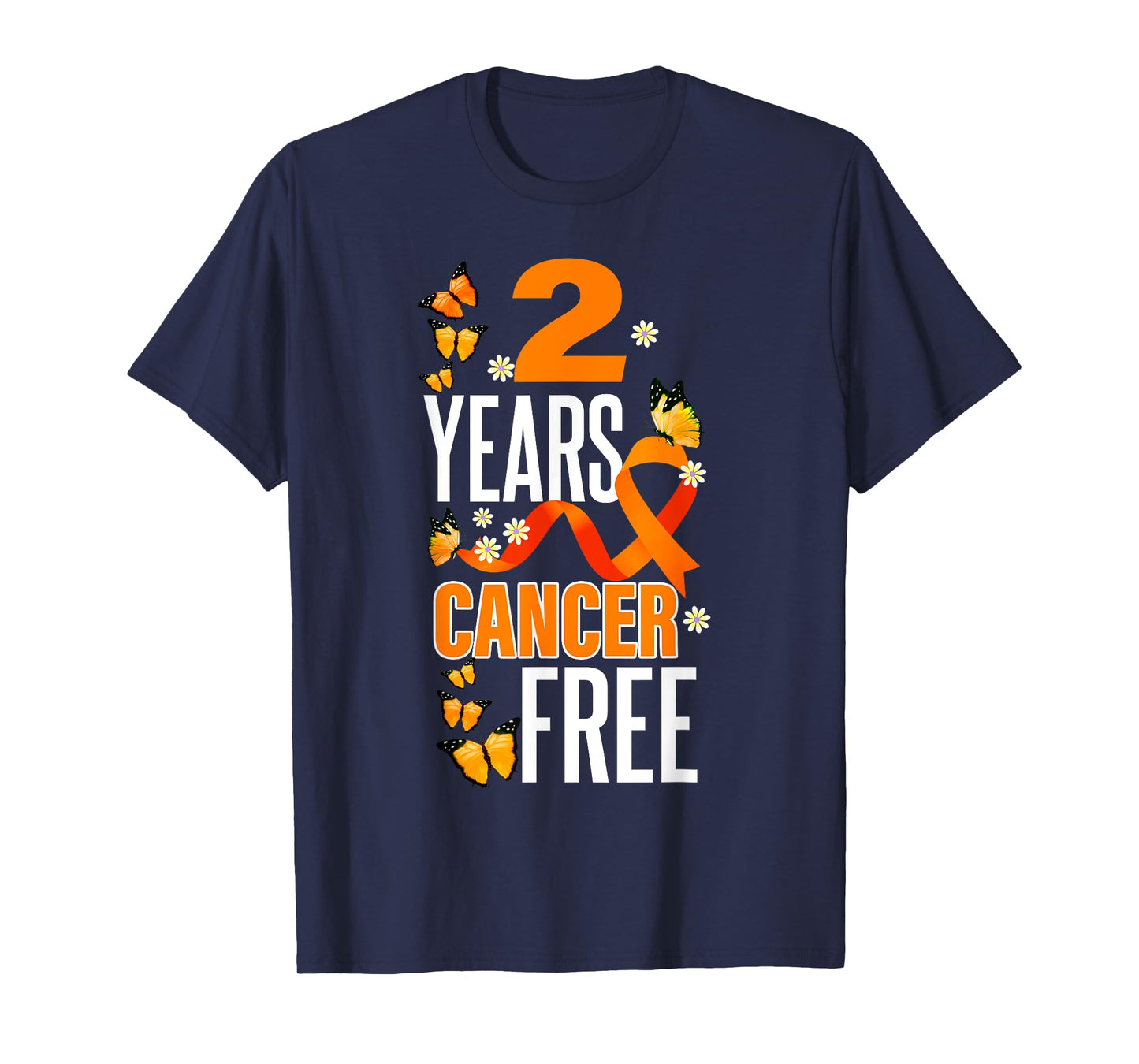 2 Year Cancer Free For Kidney Cancer Awareness T-Shirt