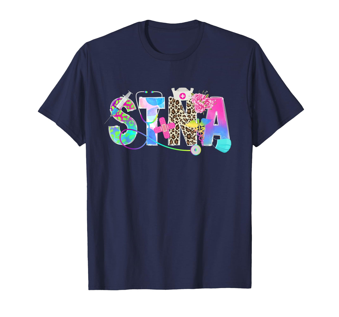 STNA State Tested Nursing Assistant Cute STNA Nurse T-Shirt