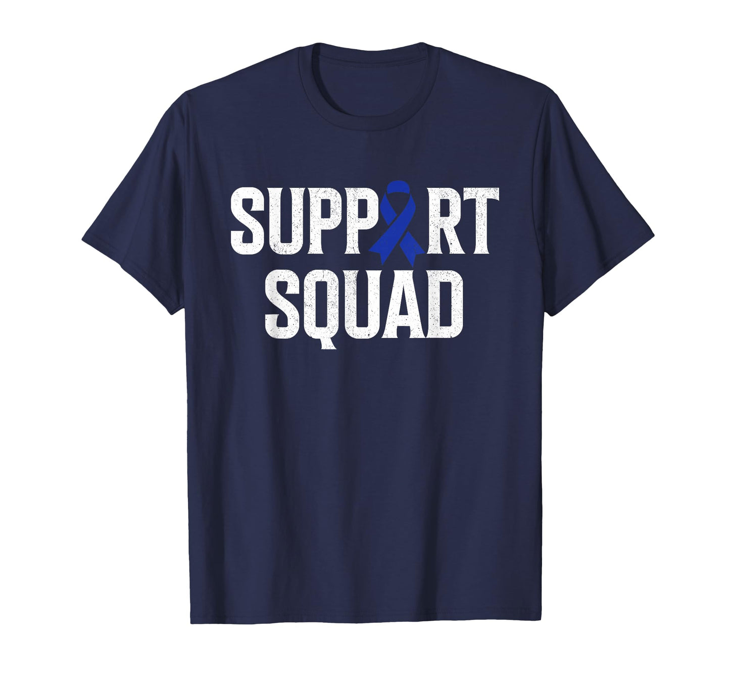 Colon Cancer Support Squad Colorectal Cancer Awareness T-Shirt