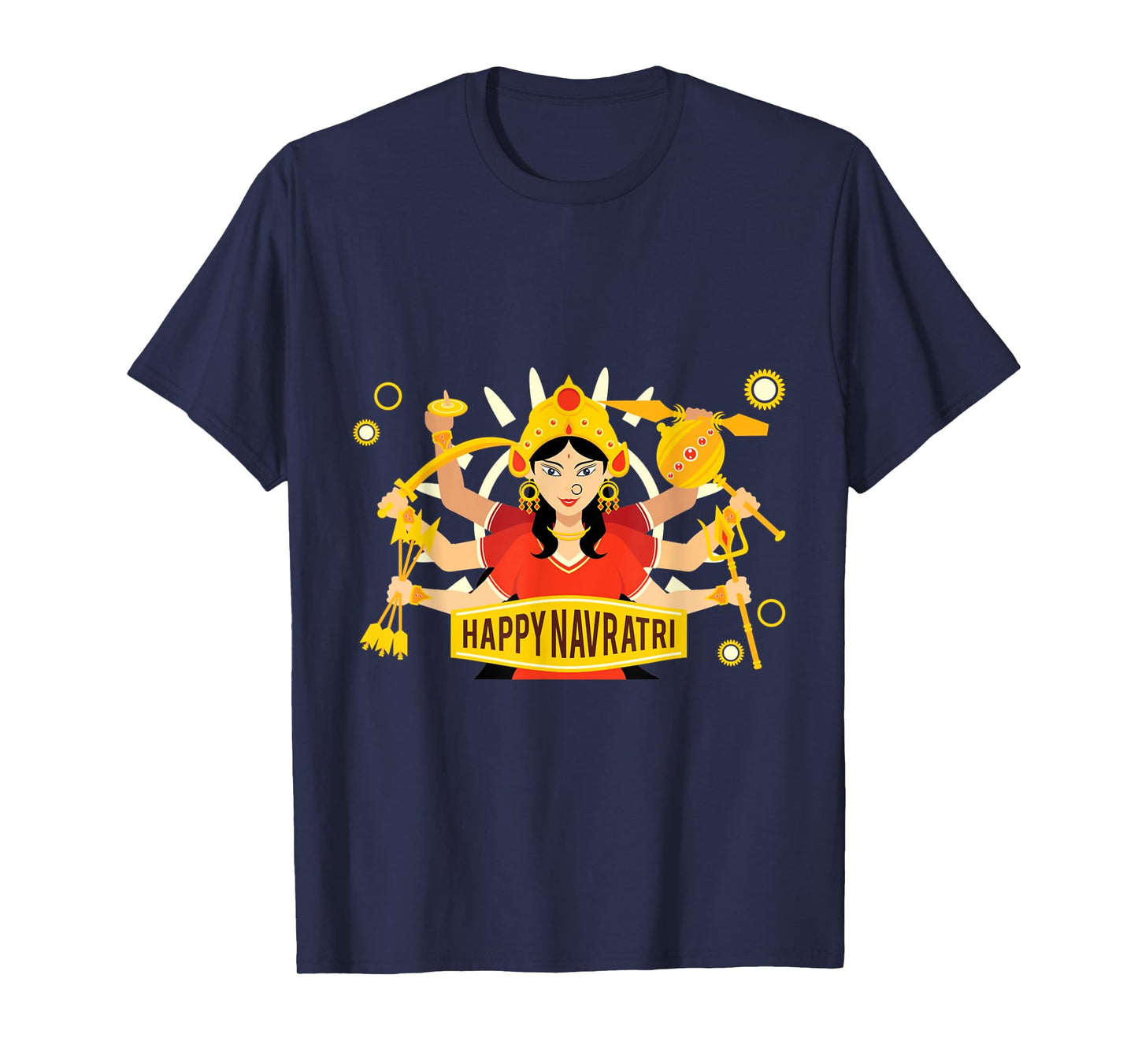 Happy Navratri T-Shirt - Navaratri Tee - Hindu Festival T-Shirt