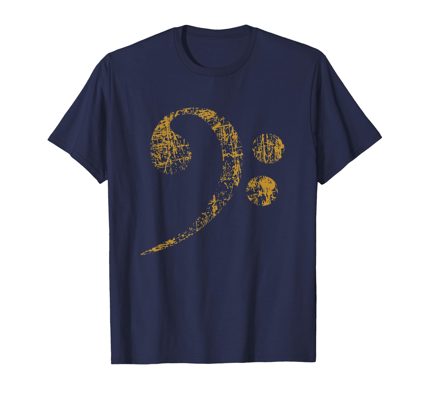 Large Bass Clef Bass Key T-Shirt
