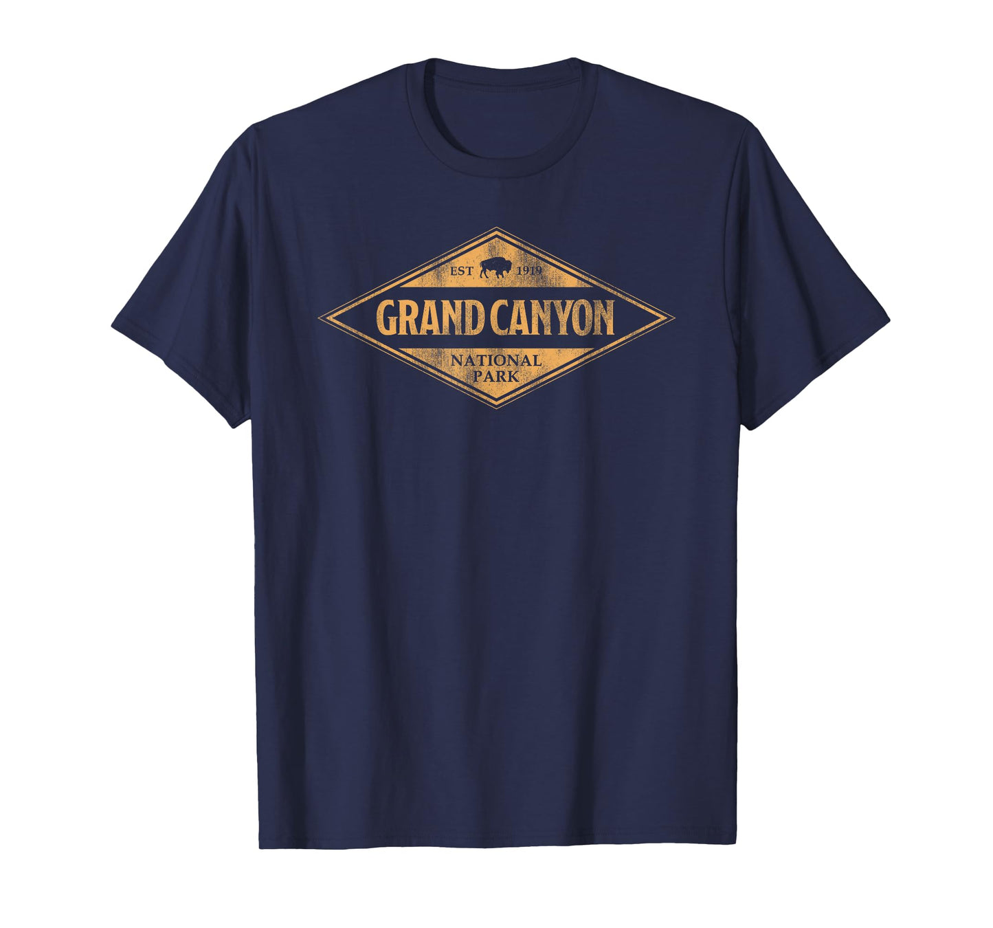 Grand Canyon National Park Shirt Bison Graphic Mens Hiking T-Shirt