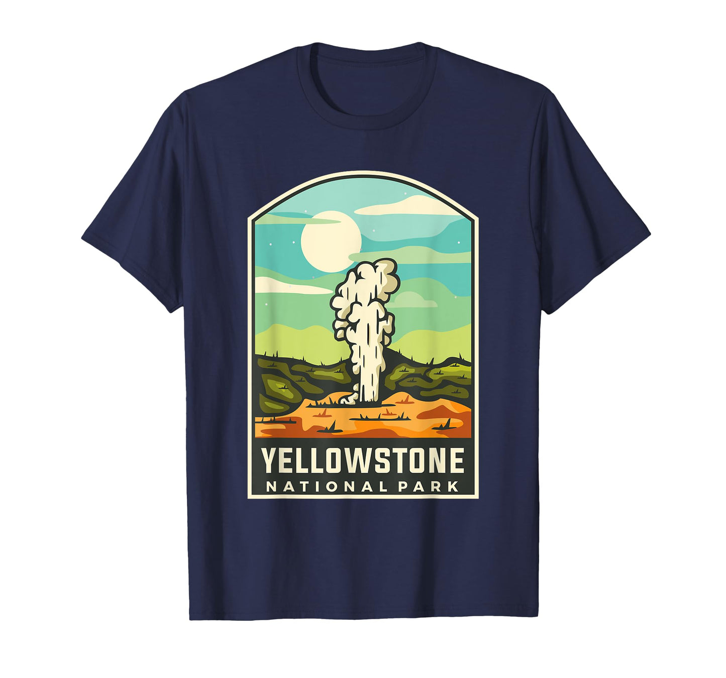 Yellowstone National Park - Throwback Design - Classic T-Shirt
