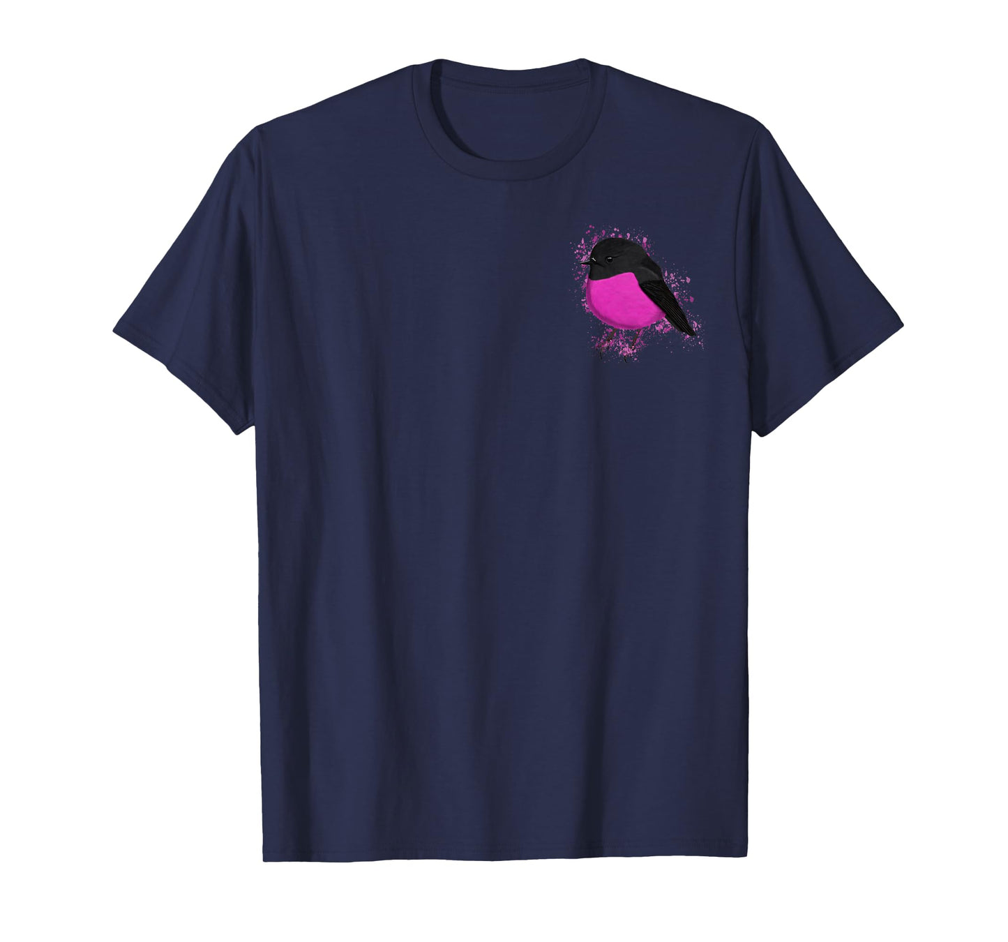 Pink Robin Bird Birder Birdlover Birdwatcher Biologist T-Shirt