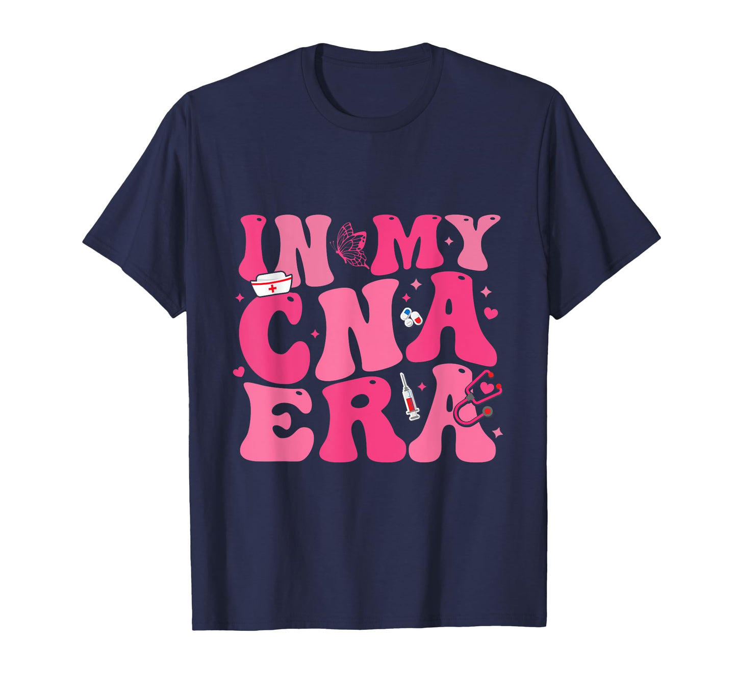 Groovy Shirt in My CNA Era Nurse Certified Nursing Assistant T-Shirt