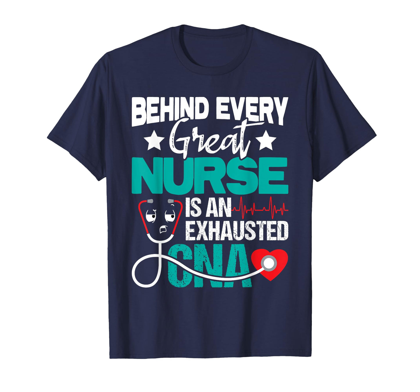 Exhausted CNA - Nurse Certified Nursing Assistant Healthcare T-Shirt