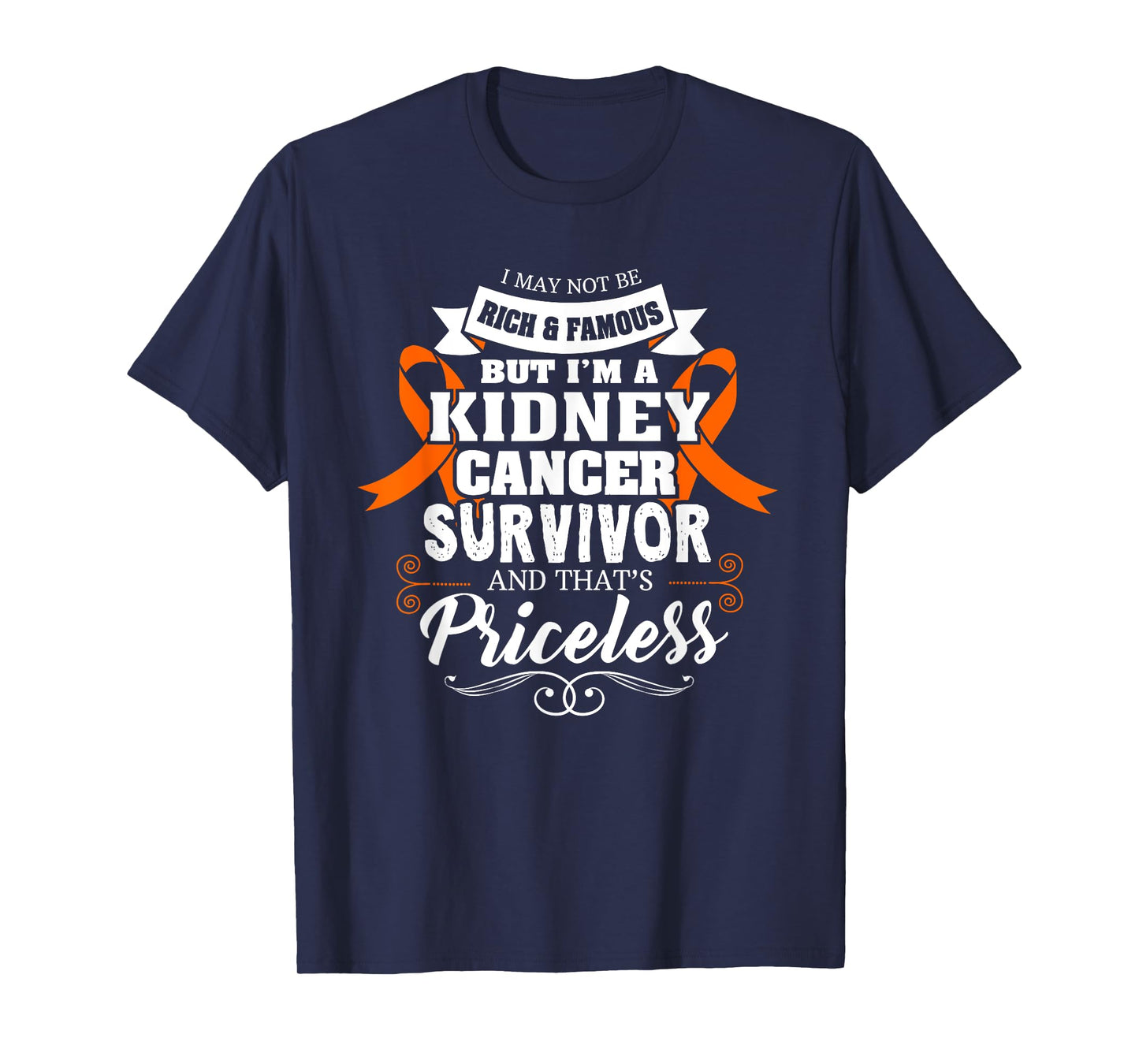 Survivor Priceless Kidney Cancer Awareness Ribbon Gifts T-Shirt