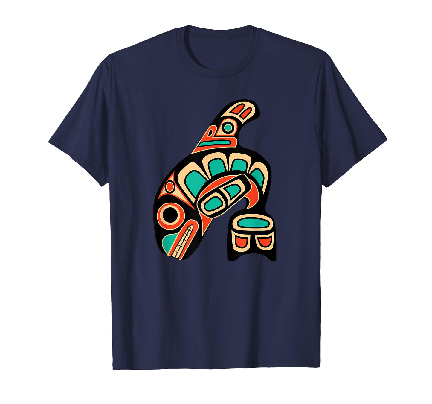 Pacific Northwest Orca Whale Native American Haida Tribal T-Shirt