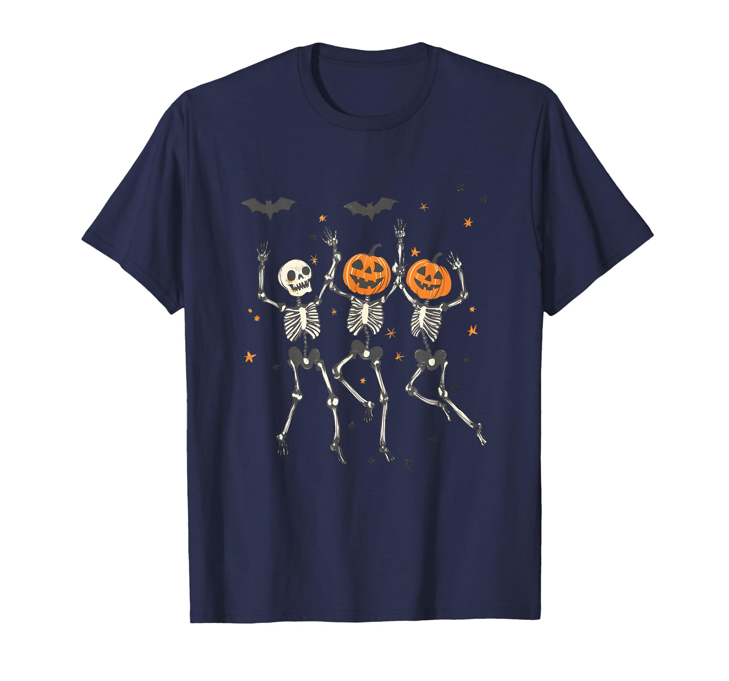 Dancing Skeleton Creepy and Spooky Halloween Design Skeleton T-Shirt