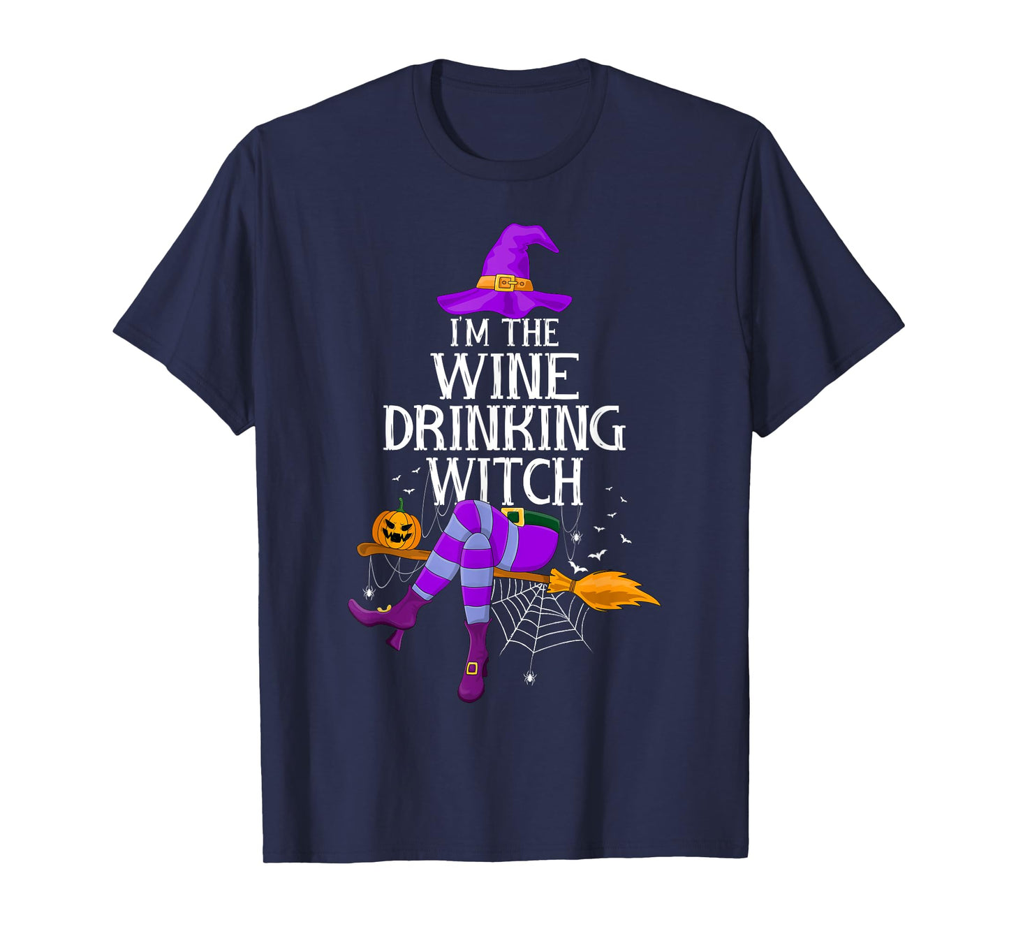 Matching Family Costume The Wine Drinking Witch Halloween T-Shirt