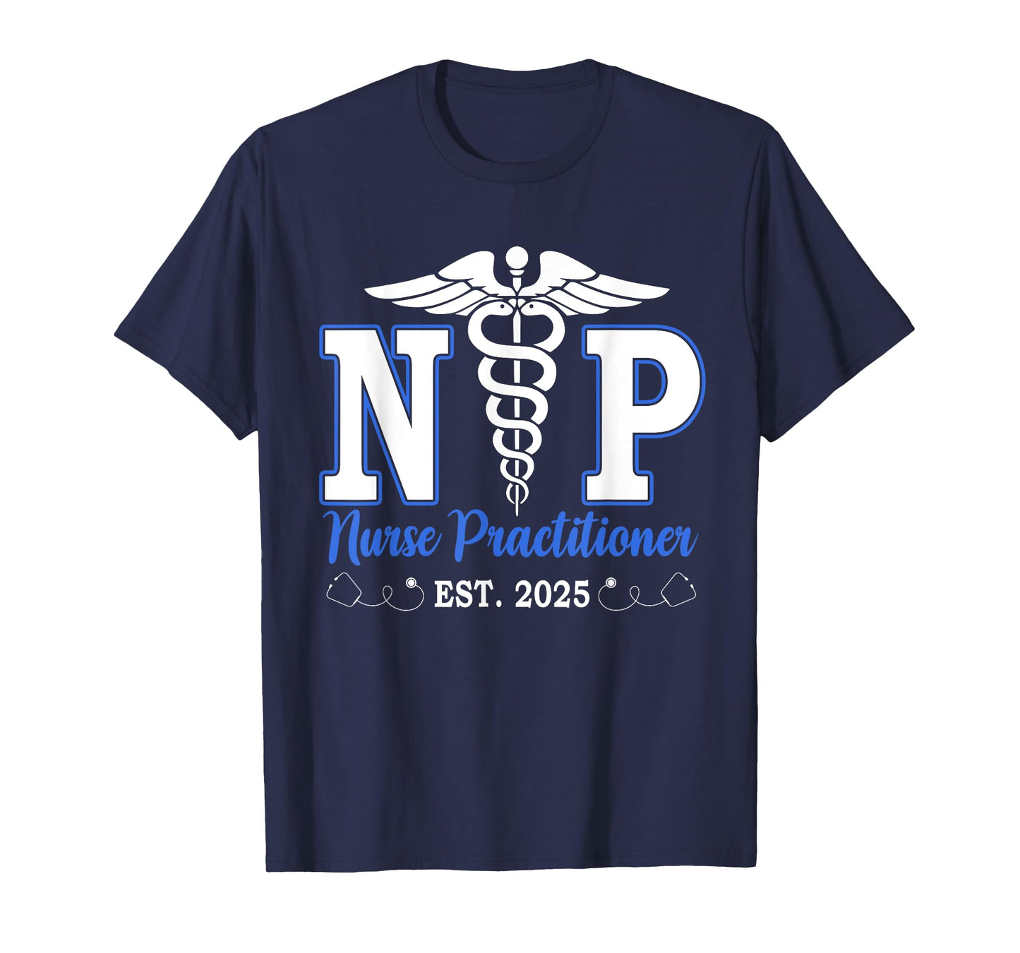 Nurse Practitioner Est 2025 NP Graduation Nursing School T-Shirt