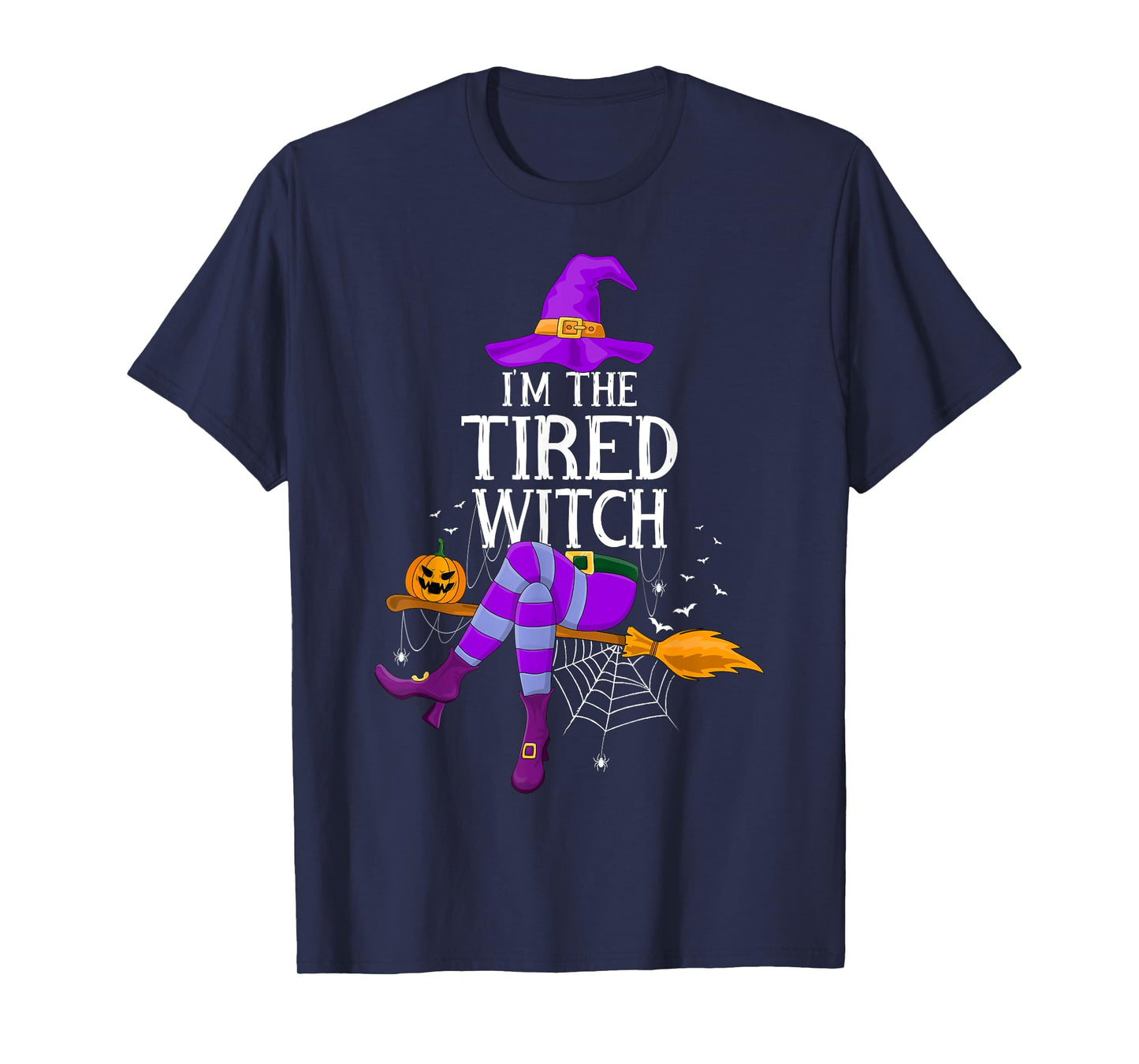 Matching Family Costume I'm The Tired Witch Halloween T-Shirt