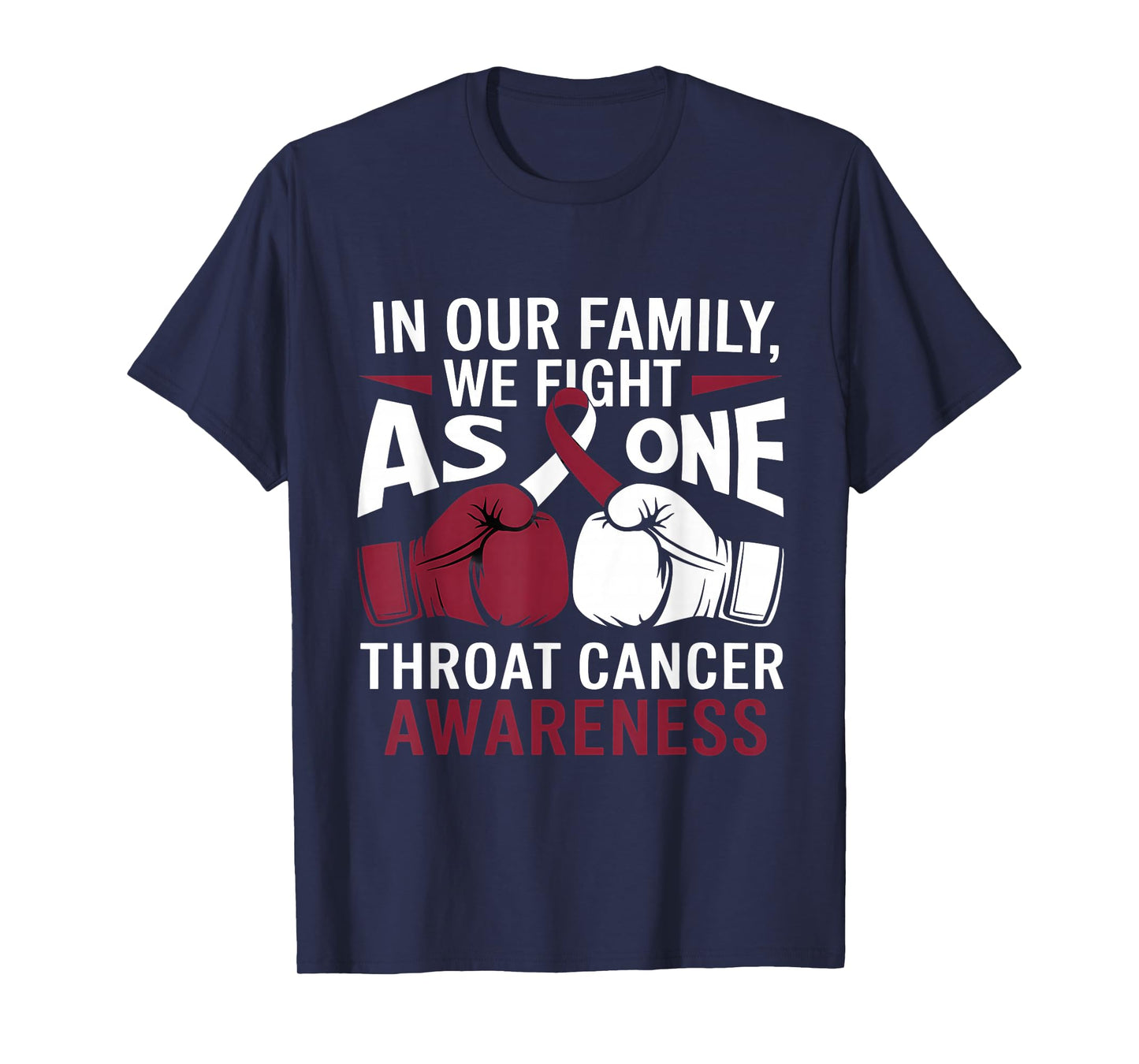 Throat Cancer Awareness Warrior Survivor T-Shirt