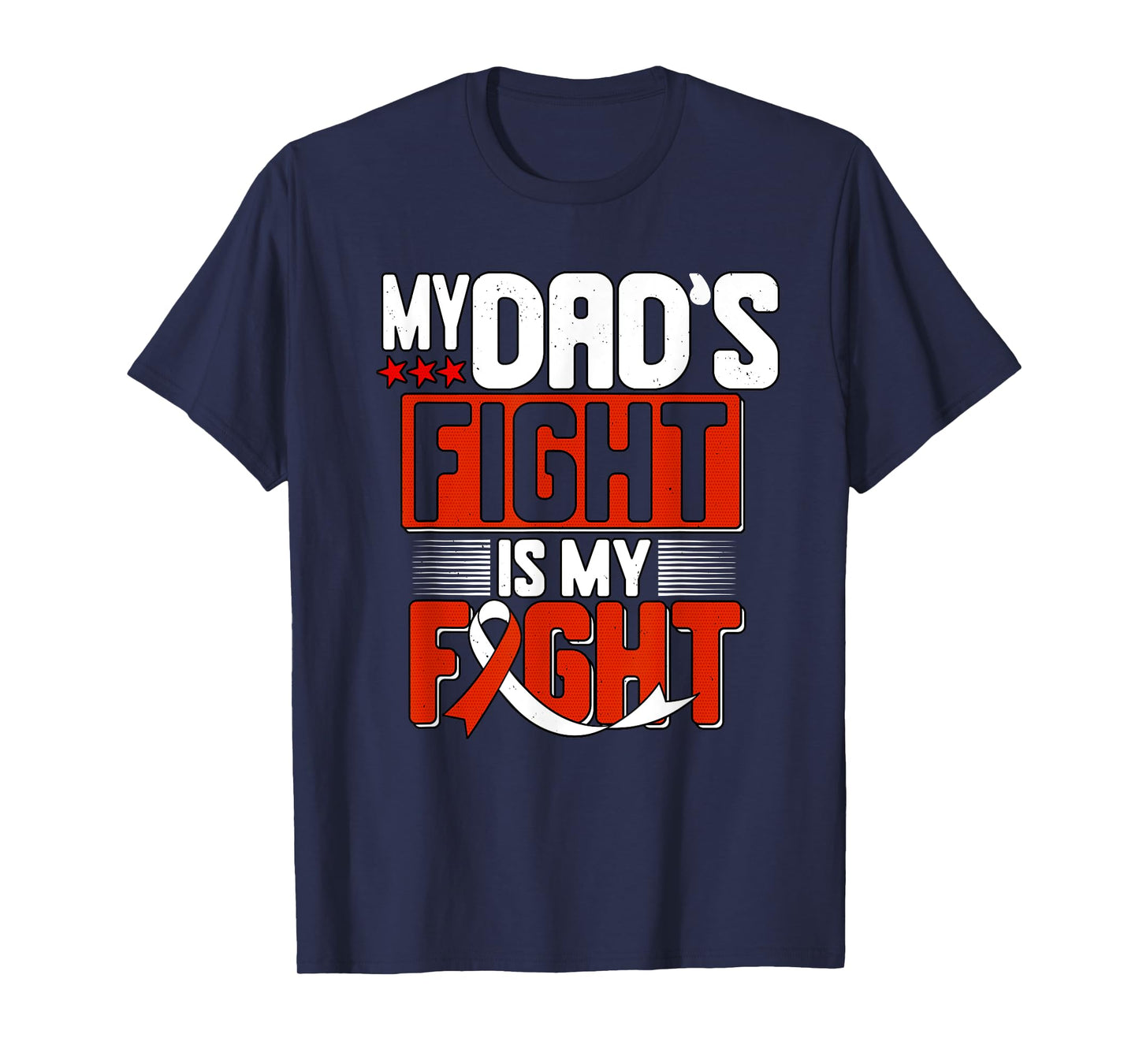 Squamous Cell Carcinoma Dads Fight SCC Ribbon Awareness T-Shirt