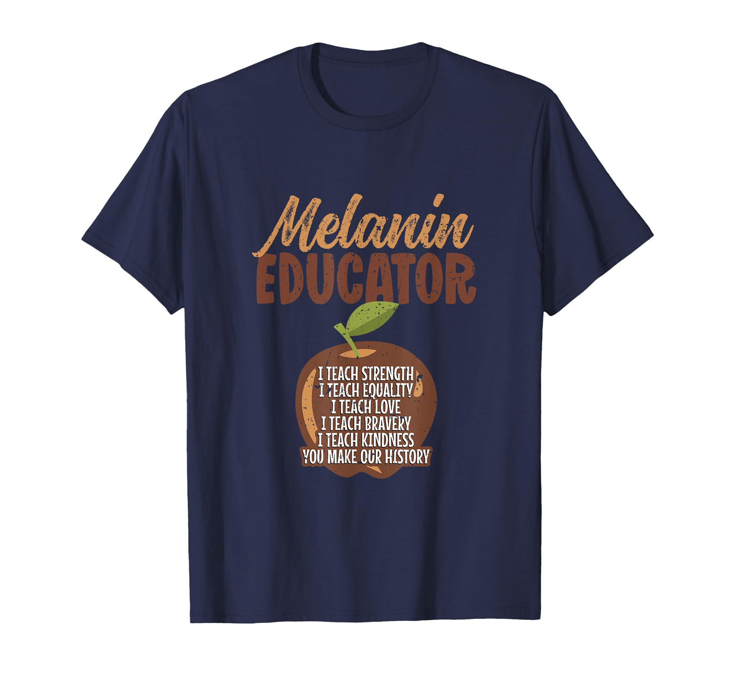 Melanin Teacher Black Teachers Quote - Melanin Educator Men Women T-Shirt