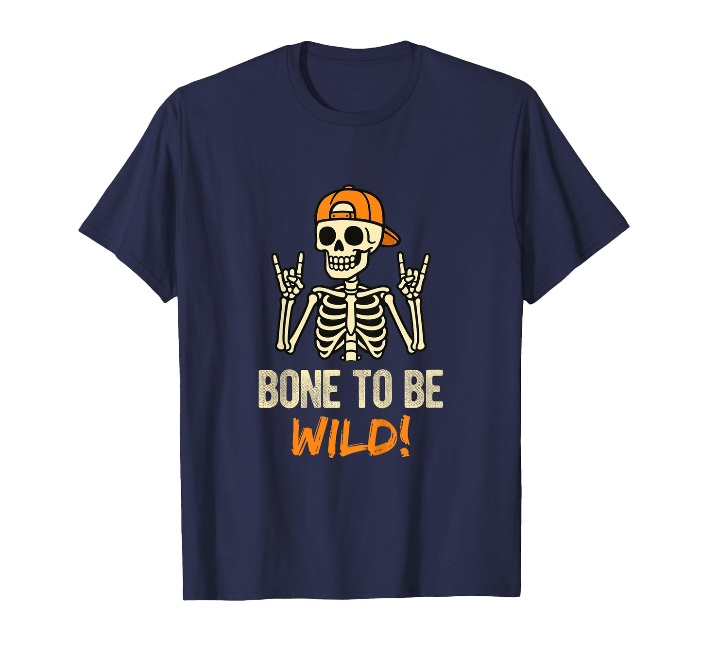 Rock Skeleton Bone to be Wild Kids Toddler Teens T-Shirt