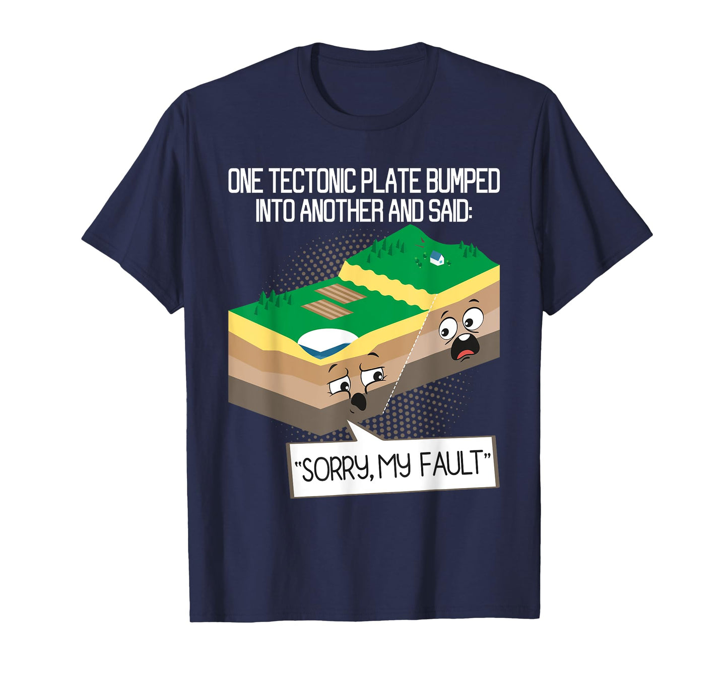 Tectonic Plate - Geology Earth Science Teacher Seismology T-Shirt