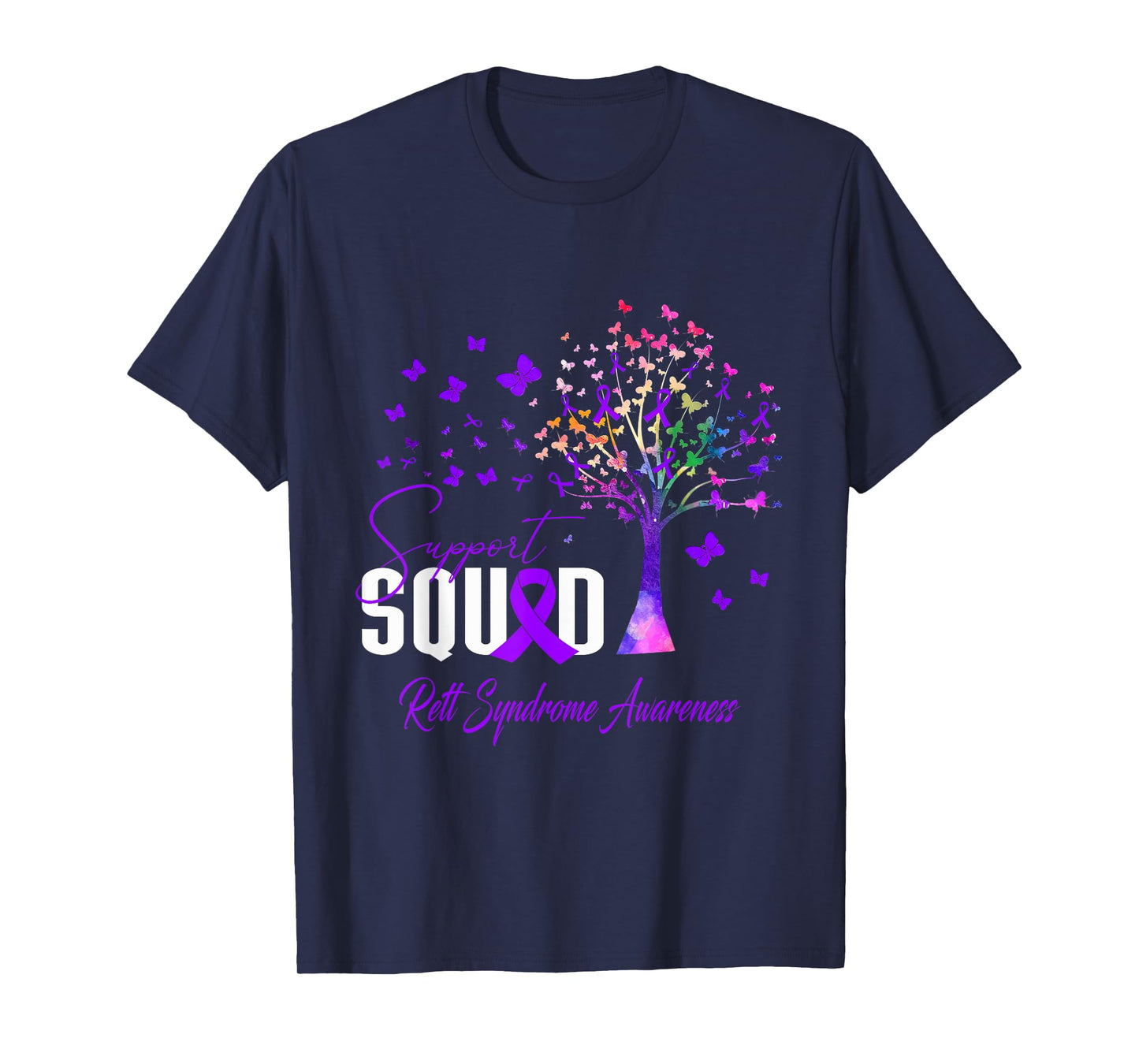Support Squad For Rett Syndrome Awareness T-Shirt