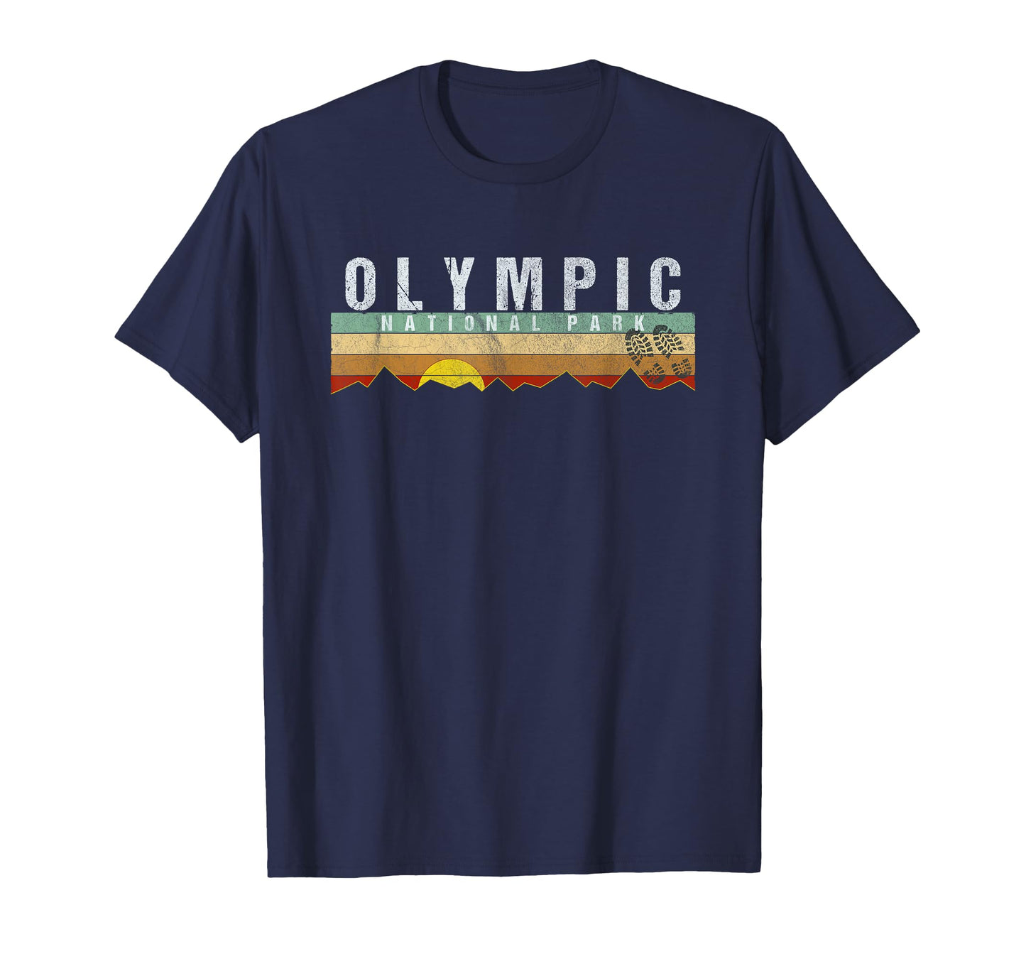 Olympic National Park T-Shirt-Washington Camping Hiking Tee T-Shirt