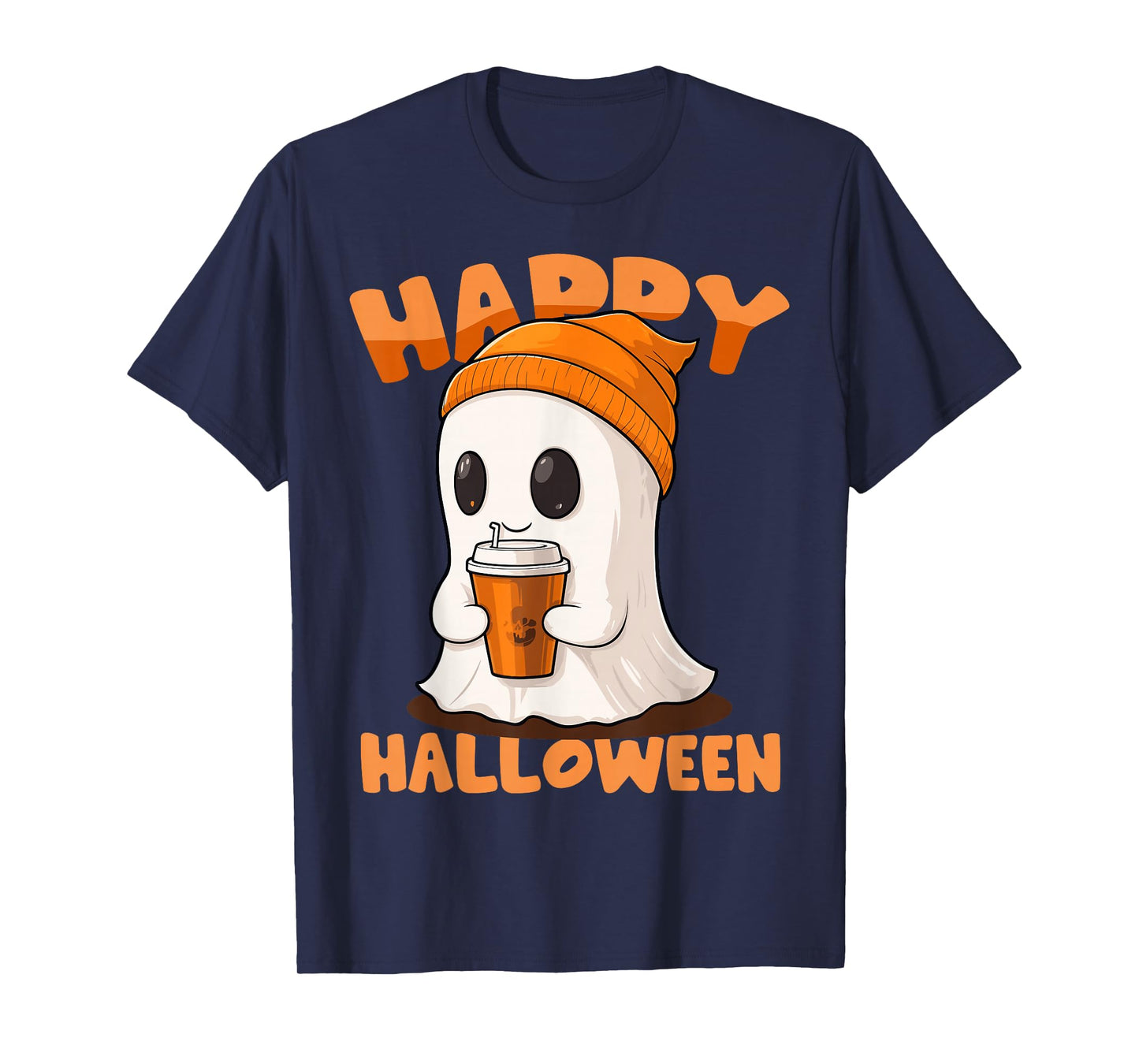Funny Happy Halloween Boo Ghost Matching Family Couples 2025 T-Shirt