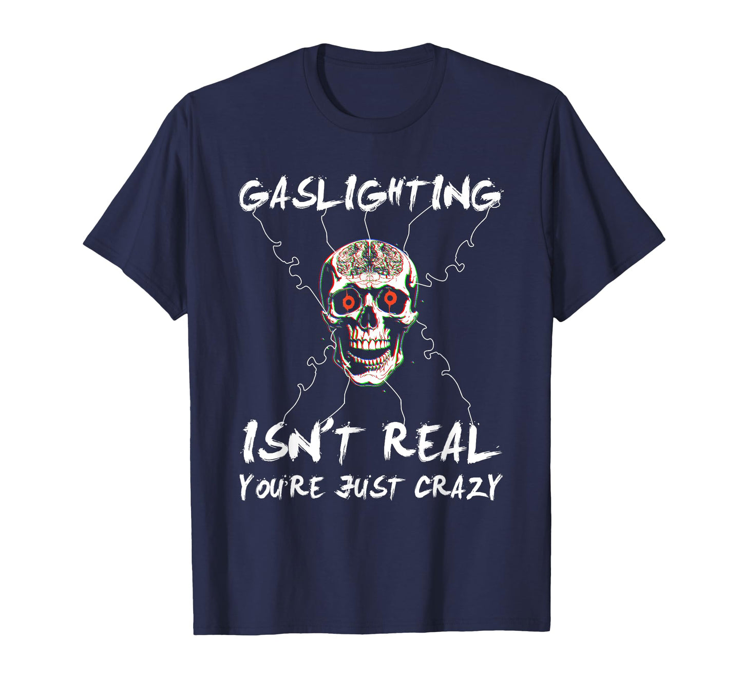 Funny Skeleton Meme Gaslighting Bootleg Cringe OnlySlightly T-Shirt