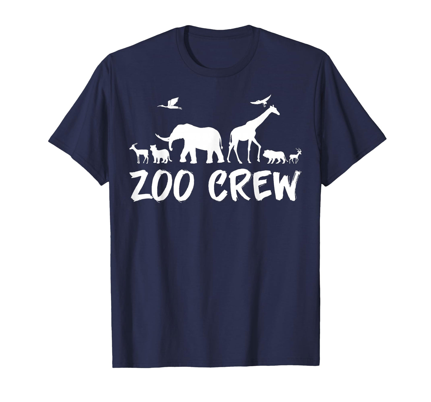 Safari Jungle Animals Wildlife Lover Zoo Crew Kids T-Shirt