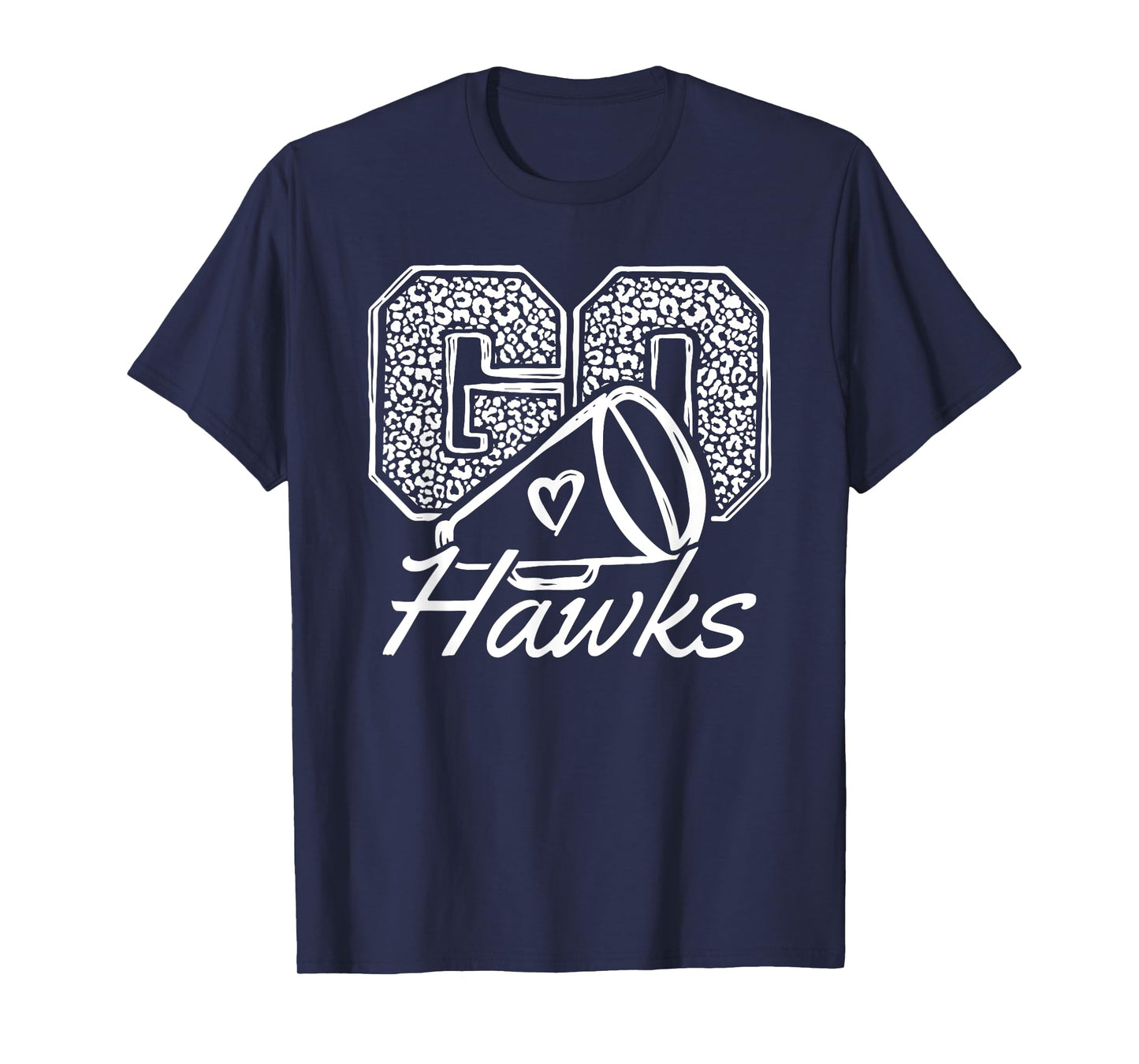 Go Cheer Hawks Sports Name Gifts Men Women Boy Girl T-Shirt